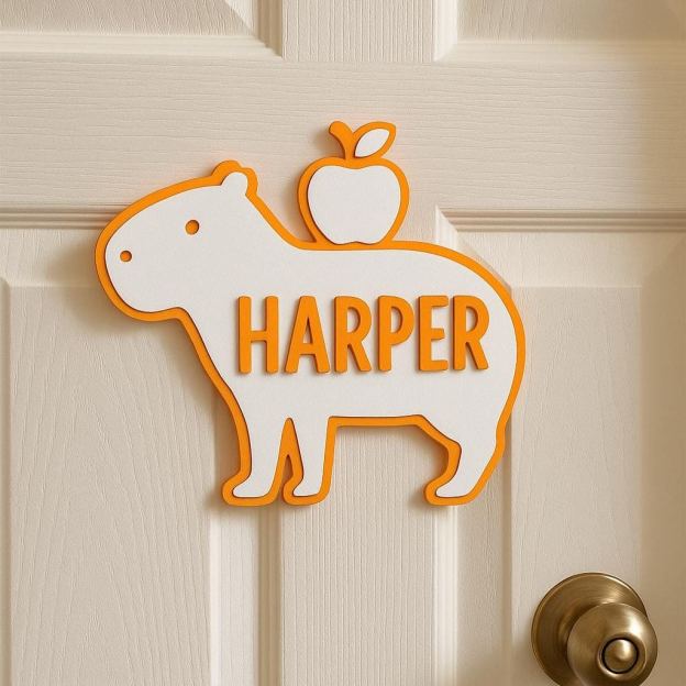 Personalized Animal Bedroom Decoration Door Sign | CWBaby390