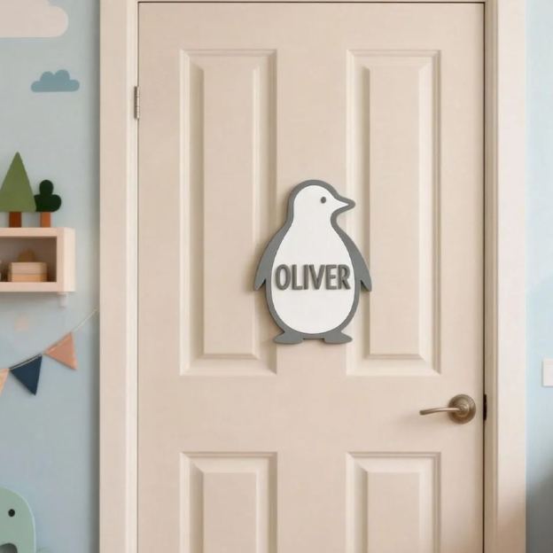 Personalized Animal Bedroom Decoration Door Sign | CWBaby390