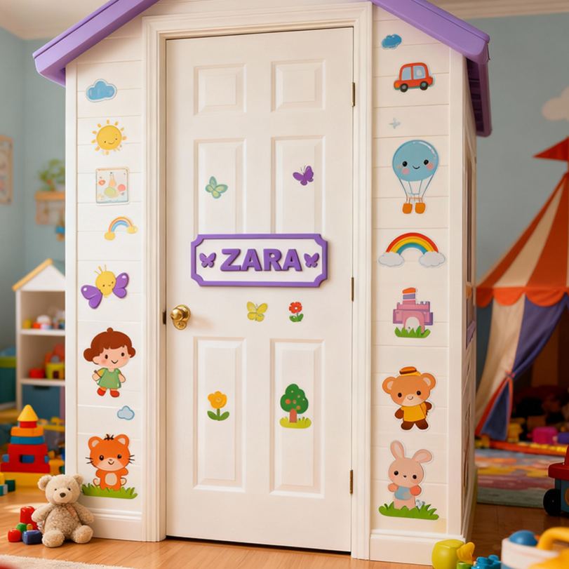Personalized Kid's Bedroom Decoration Door Sign | CWBaby391