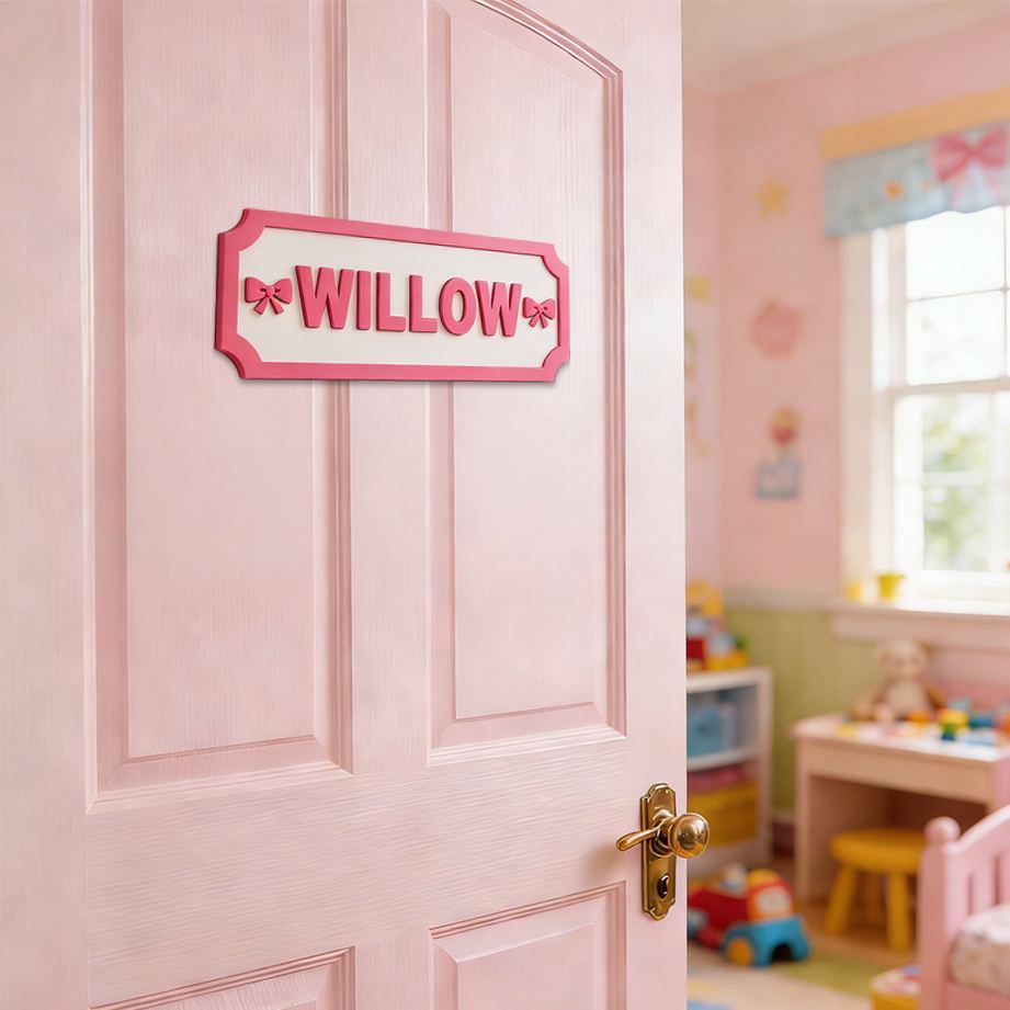 Personalized Kid's Bedroom Decoration Door Sign | CWBaby391