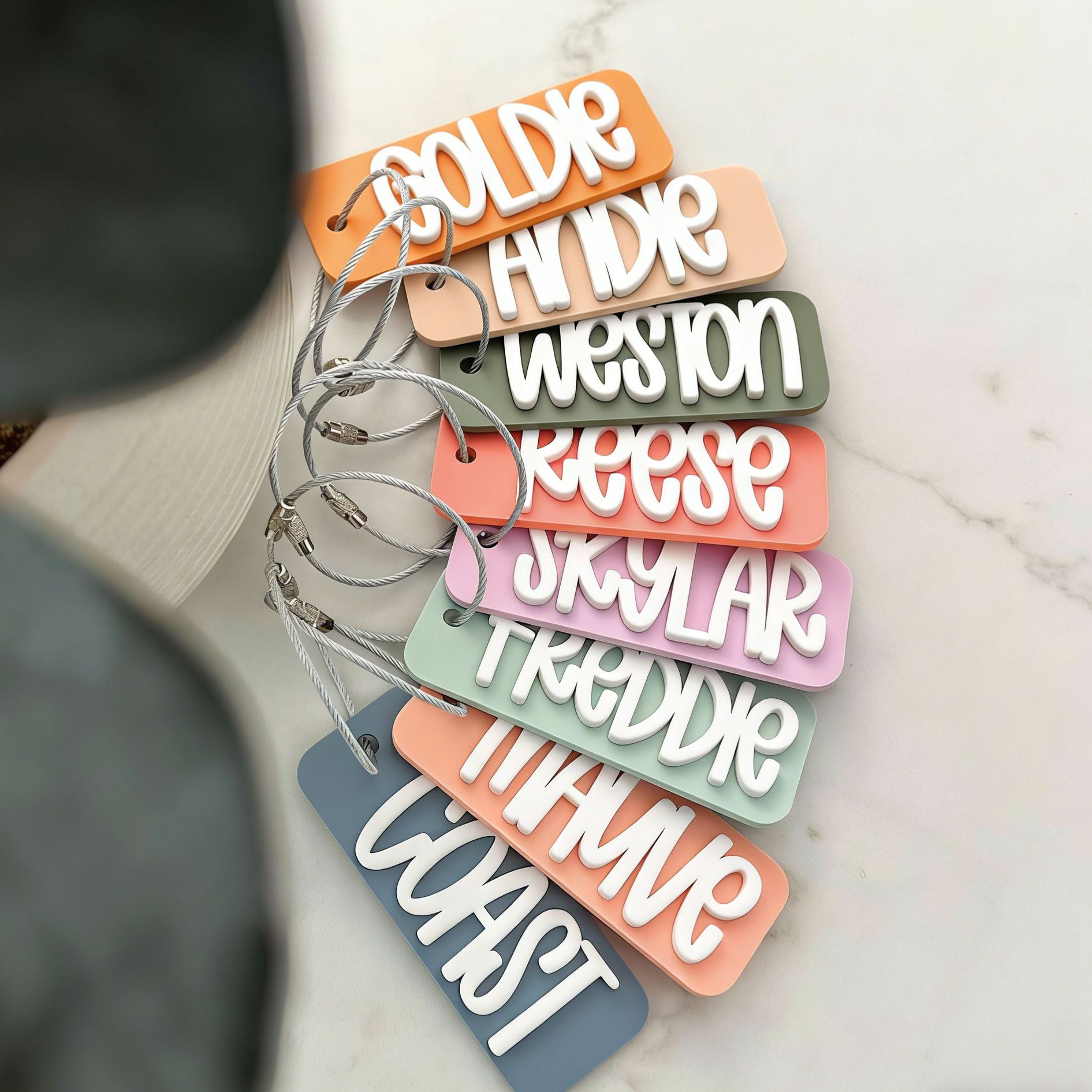 Personalized 3D Kid's Backpack Lunch Box Luggage Tags | CWGift19