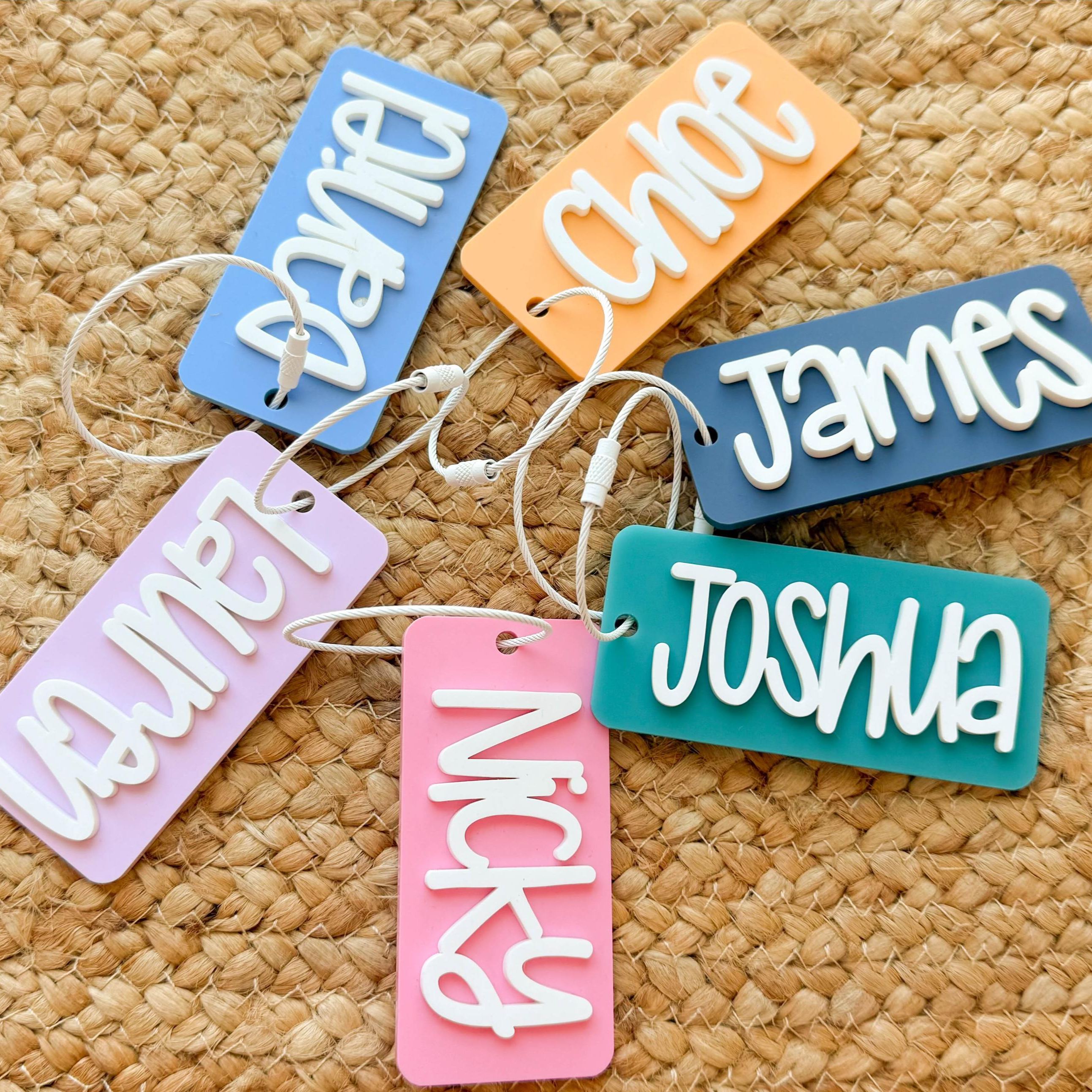 Personalized 3D Kid's Backpack Lunch Box Luggage Tags | CWGift19