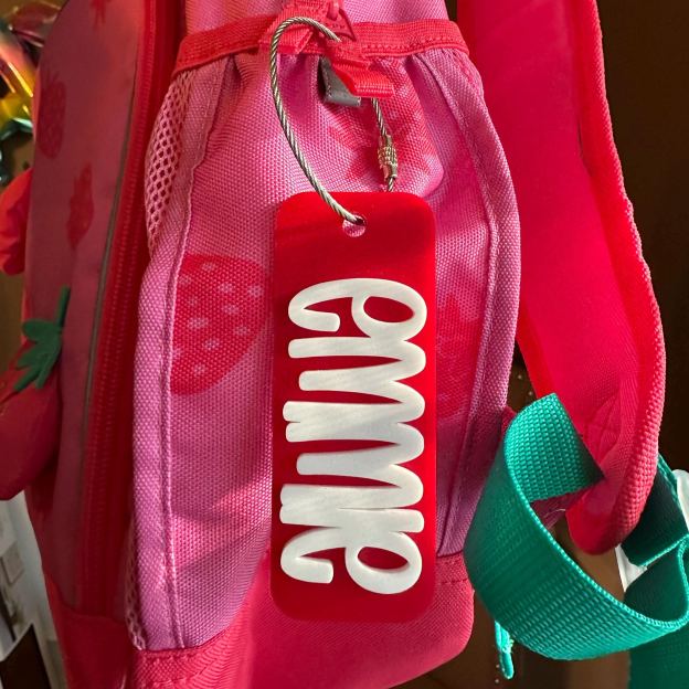 Personalized 3D Kid's Backpack Lunch Box Luggage Tags | CWGift19