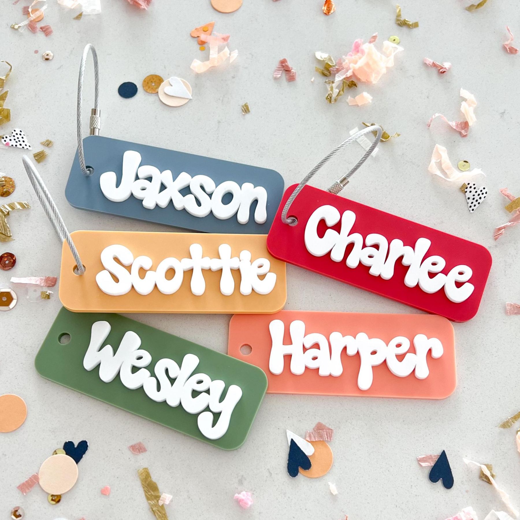 Personalized 3D Kid's Backpack Lunch Box Luggage Tags | CWGift19