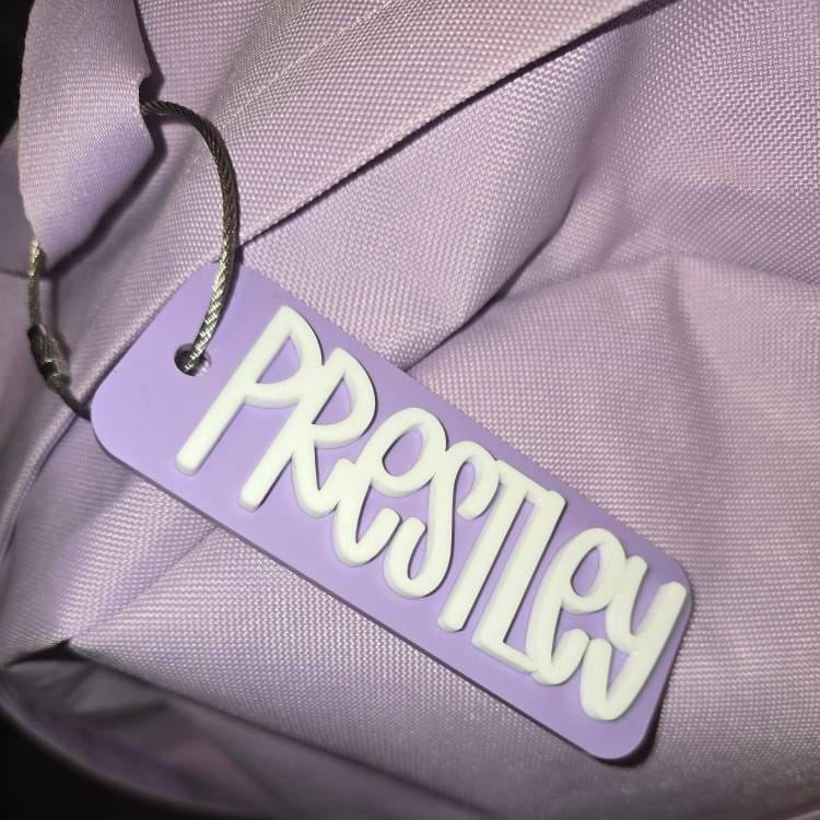 Personalized 3D Kid's Backpack Lunch Box Luggage Tags | CWGift19