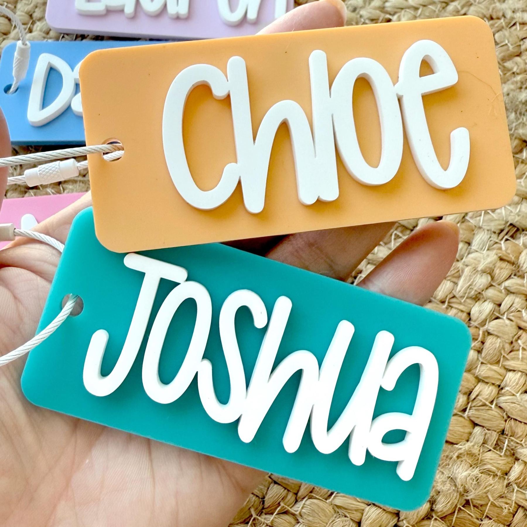 Personalized 3D Kid's Backpack Lunch Box Luggage Tags | CWGift19