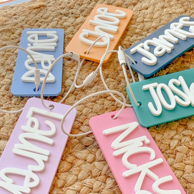 Personalized 3D Kid's Backpack Lunch Box Luggage Tags | CWGift19