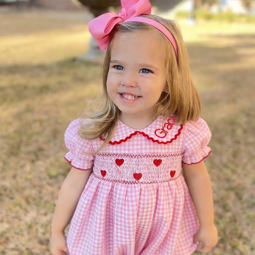 Personalized Baby Girl Valentine's Day Lovely Dress | ValGift15
