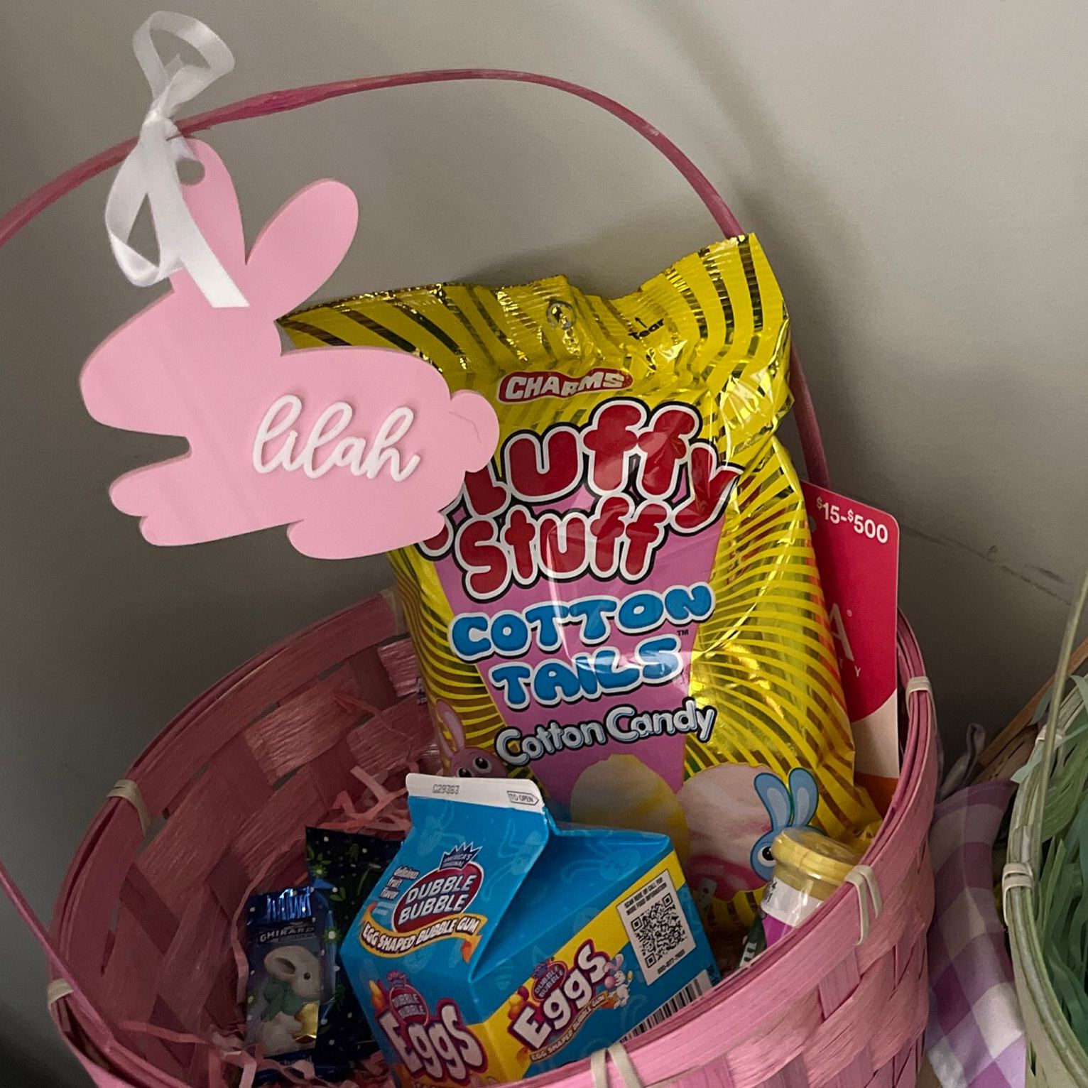 Personalized 3D Printed Bunny Easter Basket Tags | CWEaster77