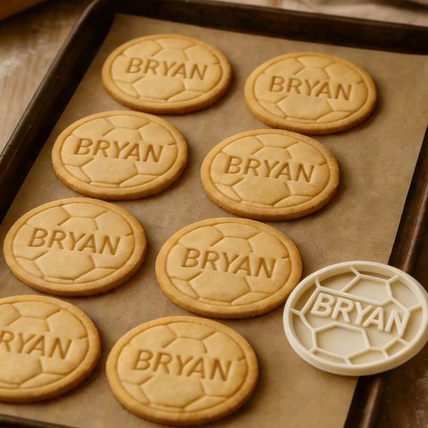Personalized Cookie Football Cutter With Name | CWGift21