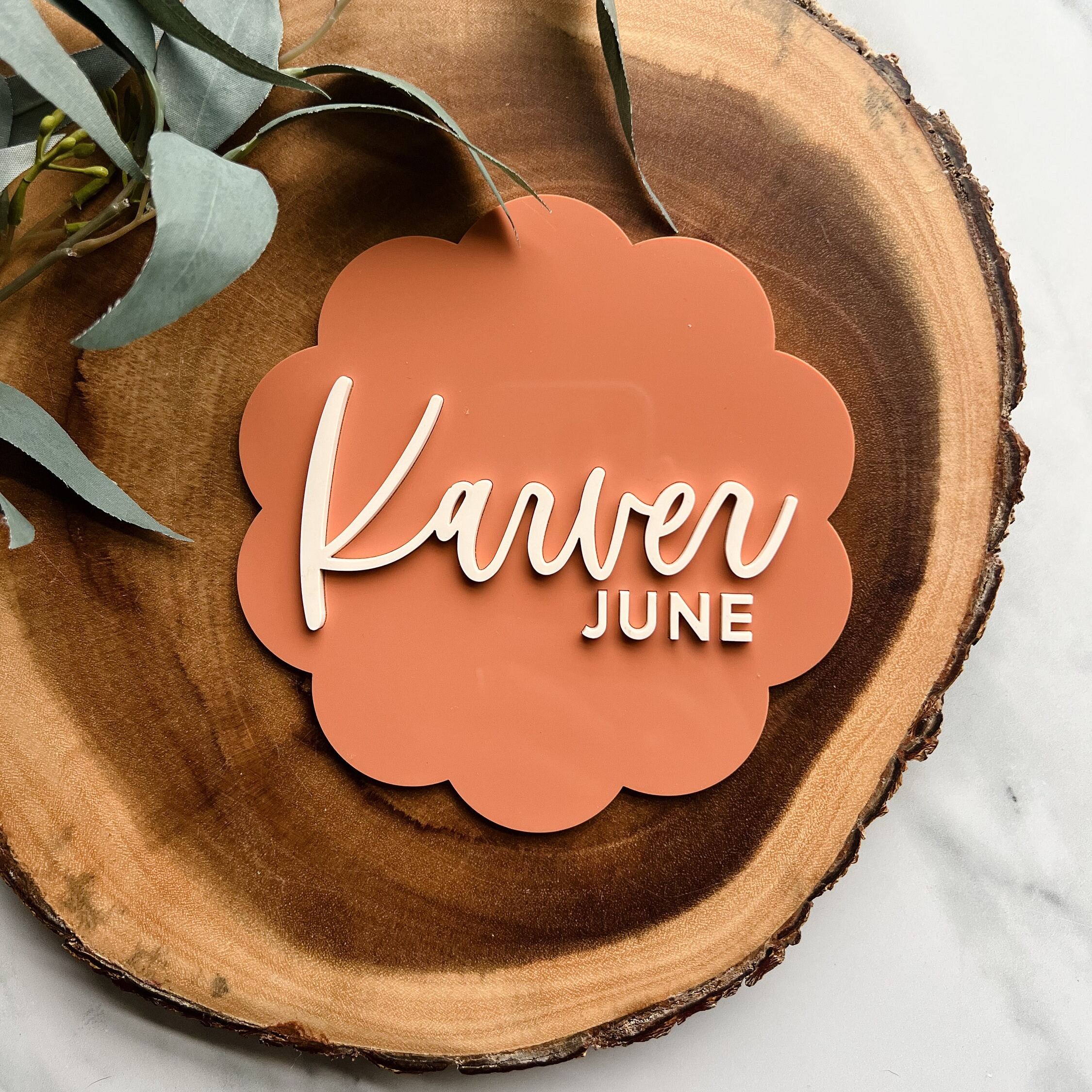Personalized Baby Name Announcement Sign | CWBaby406