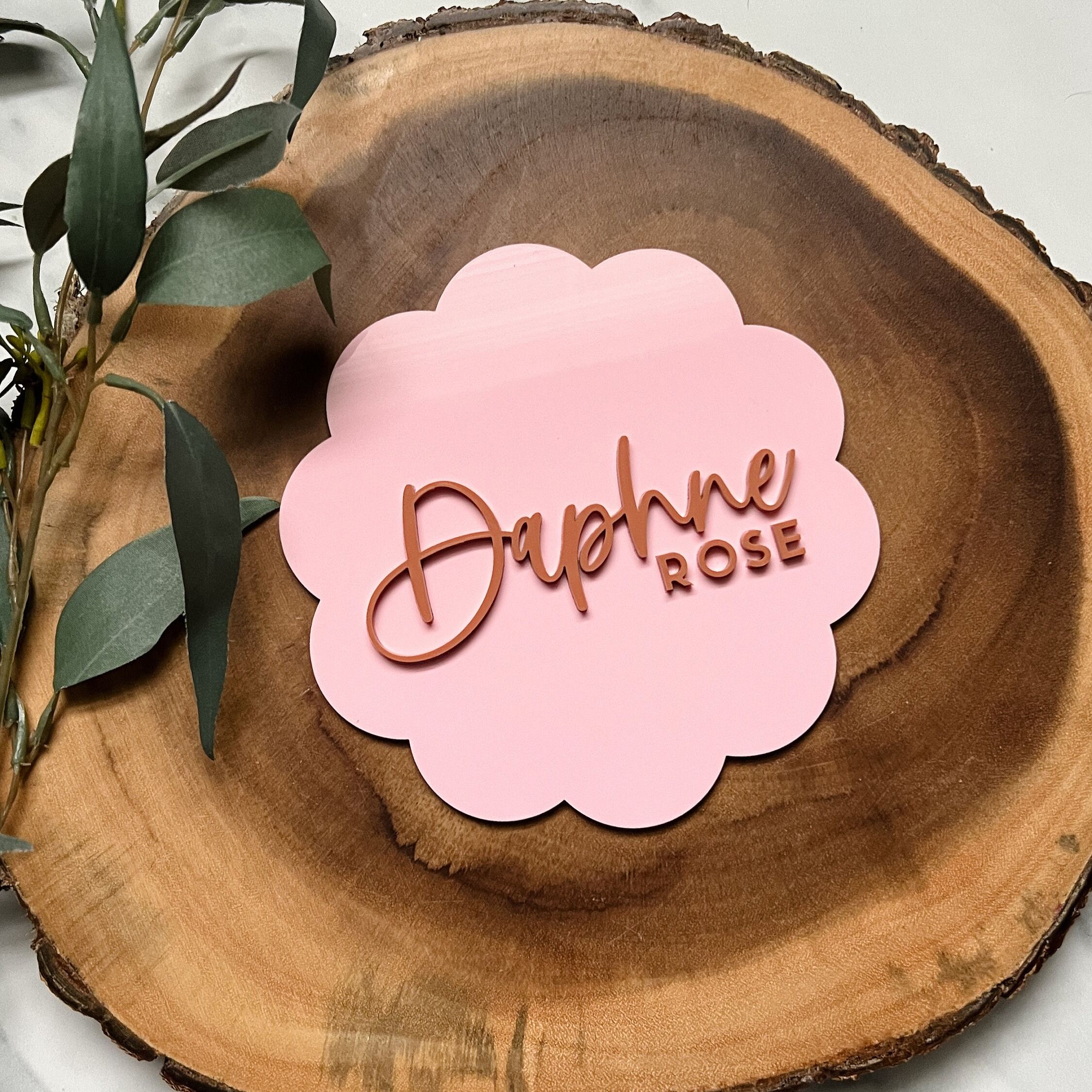 Personalized Baby Name Announcement Sign | CWBaby406