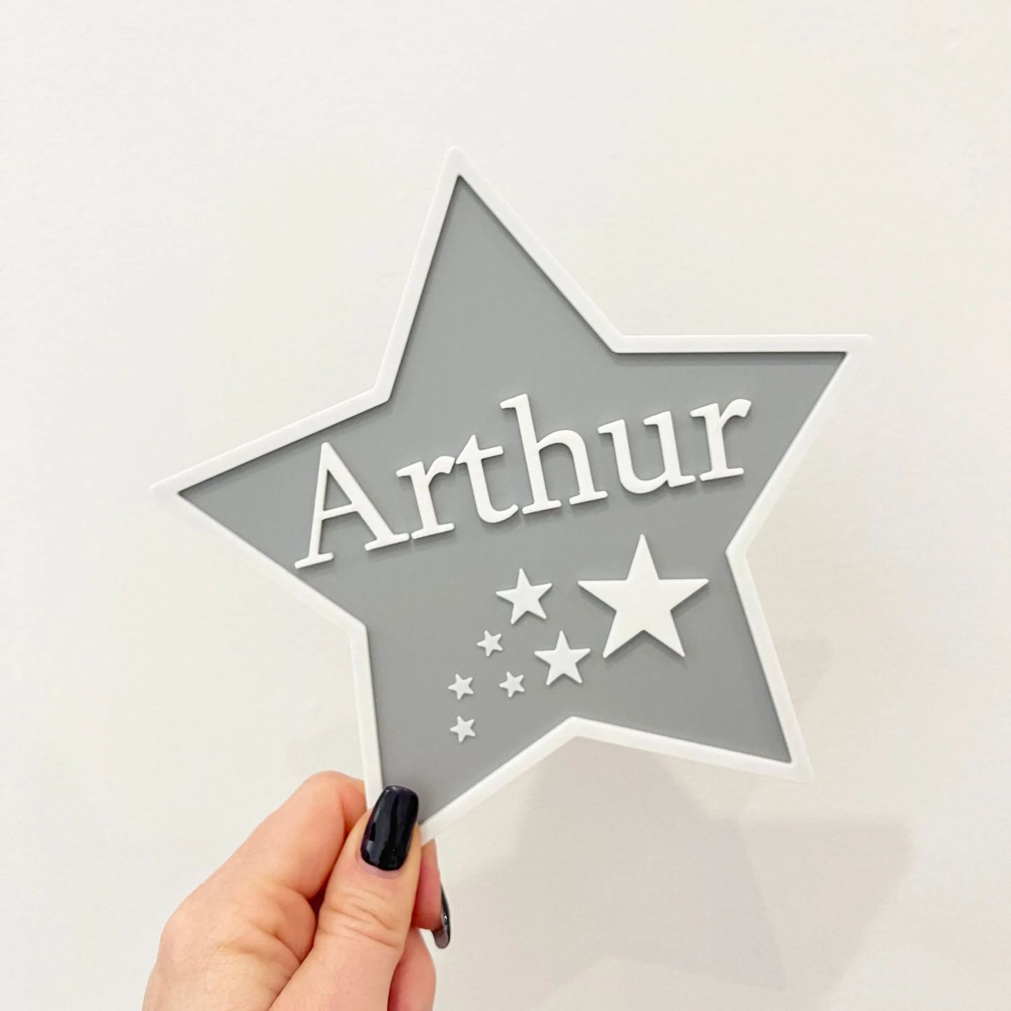 Personalized Kid's Bedroom Star Decoration Door Sign | CWBaby407