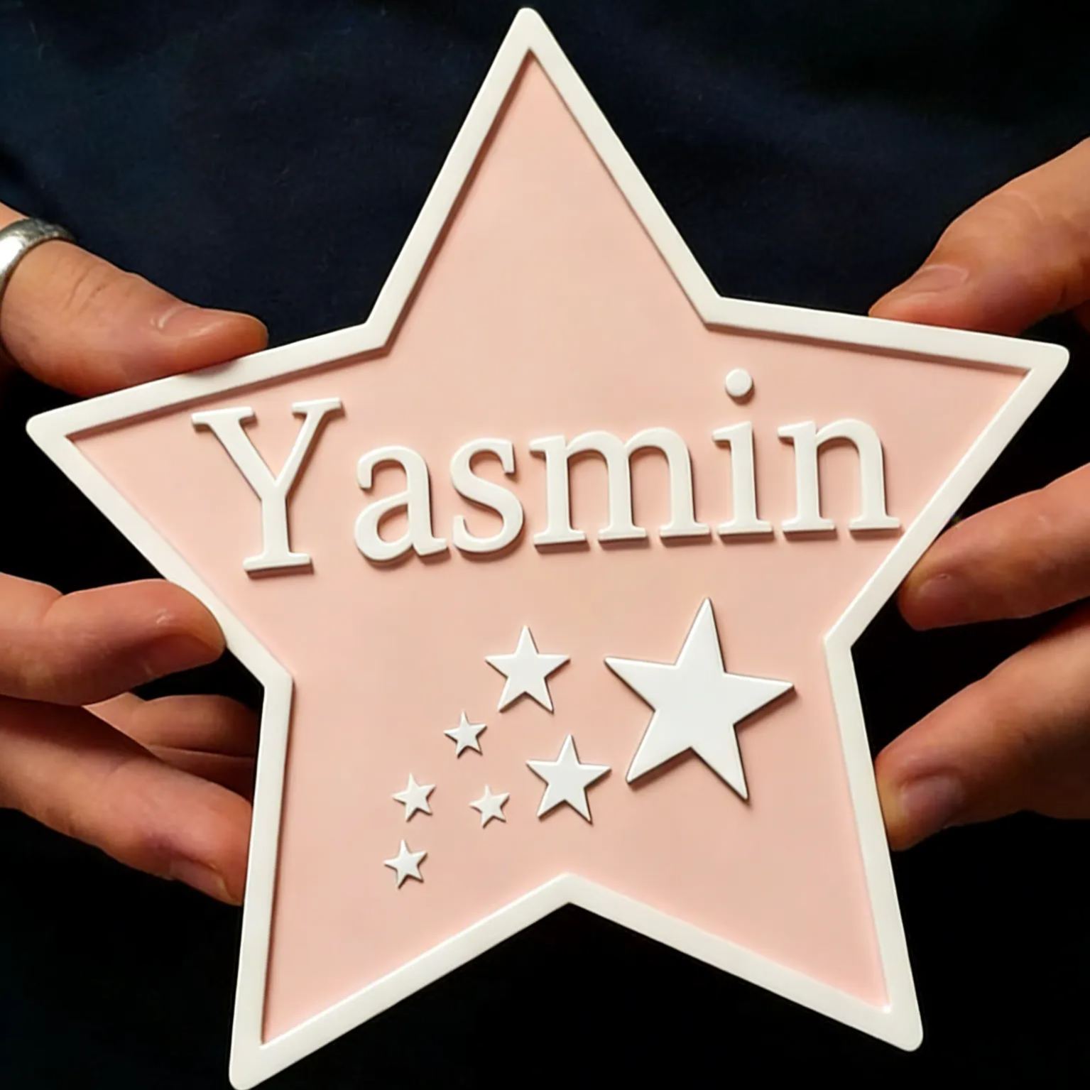 Personalized Kid's Bedroom Star Decoration Door Sign | CWBaby407