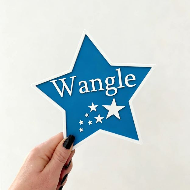 Personalized Kid's Bedroom Star Decoration Door Sign | CWBaby407