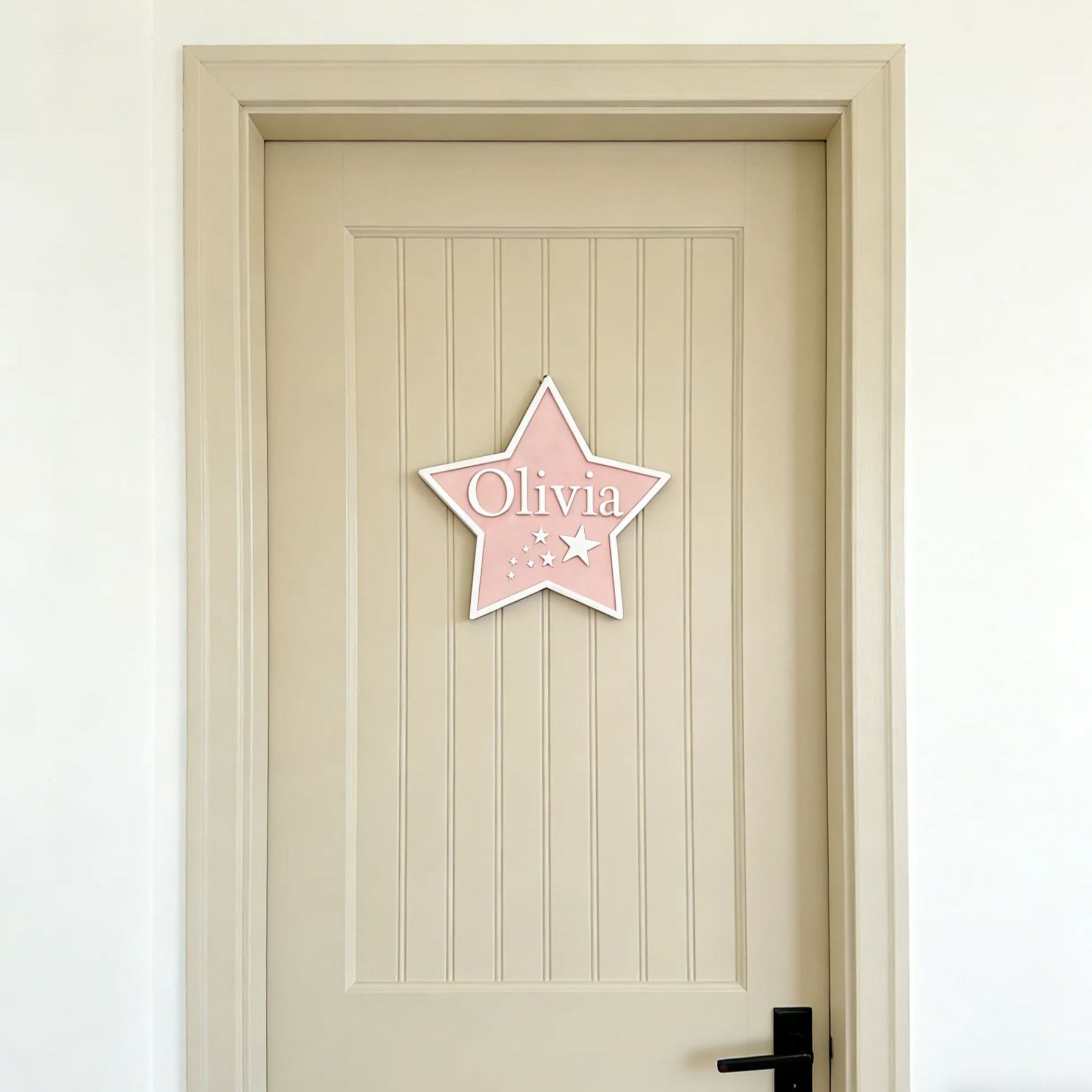 Personalized Kid's Bedroom Star Decoration Door Sign | CWBaby407
