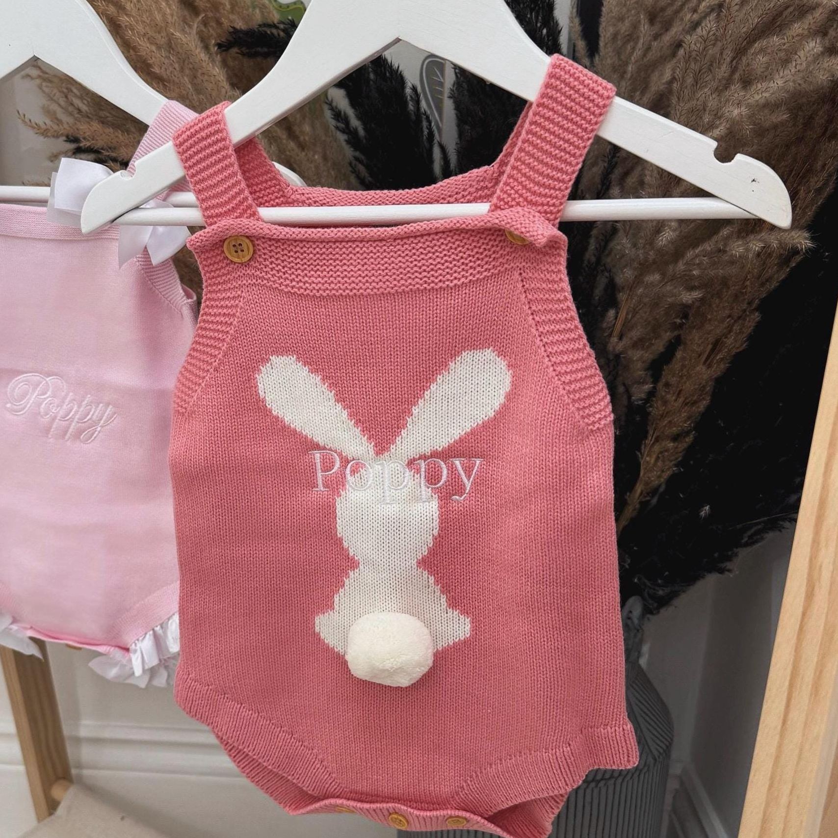 Personalized Baby Easter Cute Bunny Romper | CWBaby138