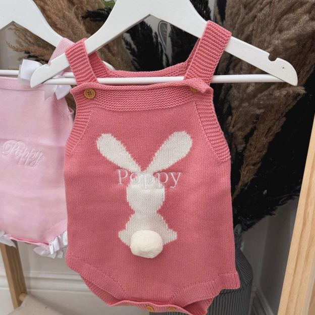 Personalized Baby Easter Cute Bunny Romper | CWBaby138