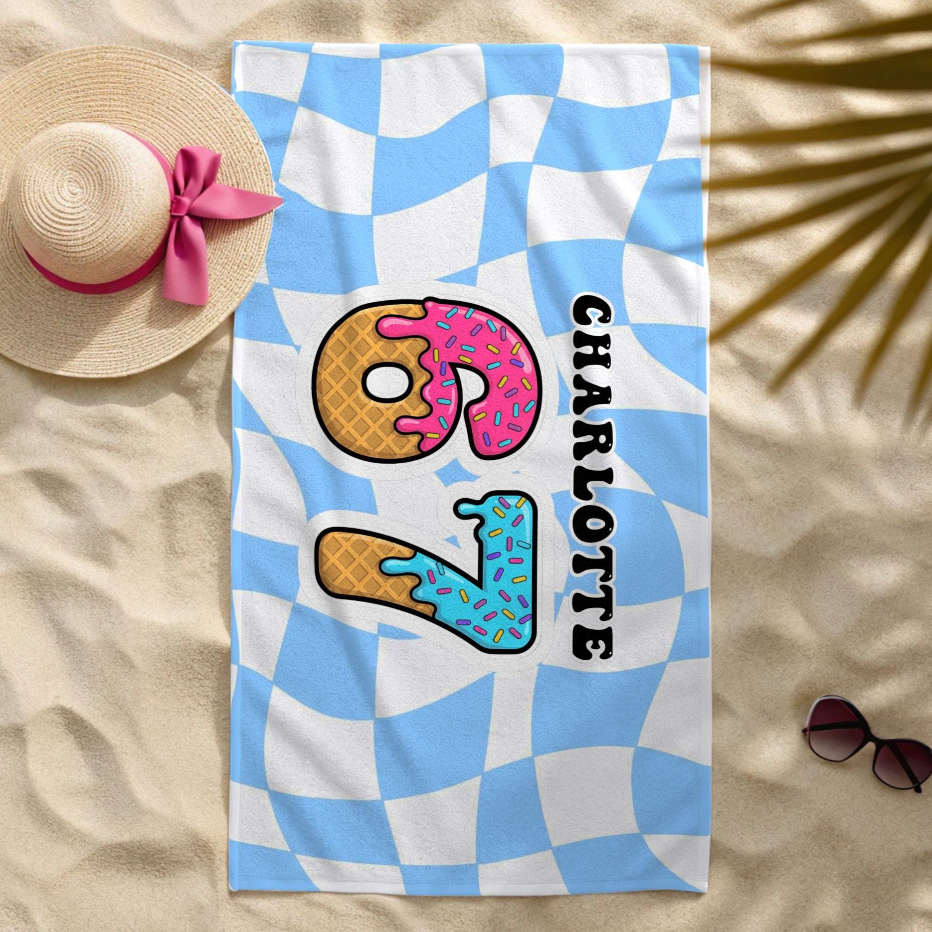 Personalized Lovely Kid Towel for Summer & Beach | CWTowel192