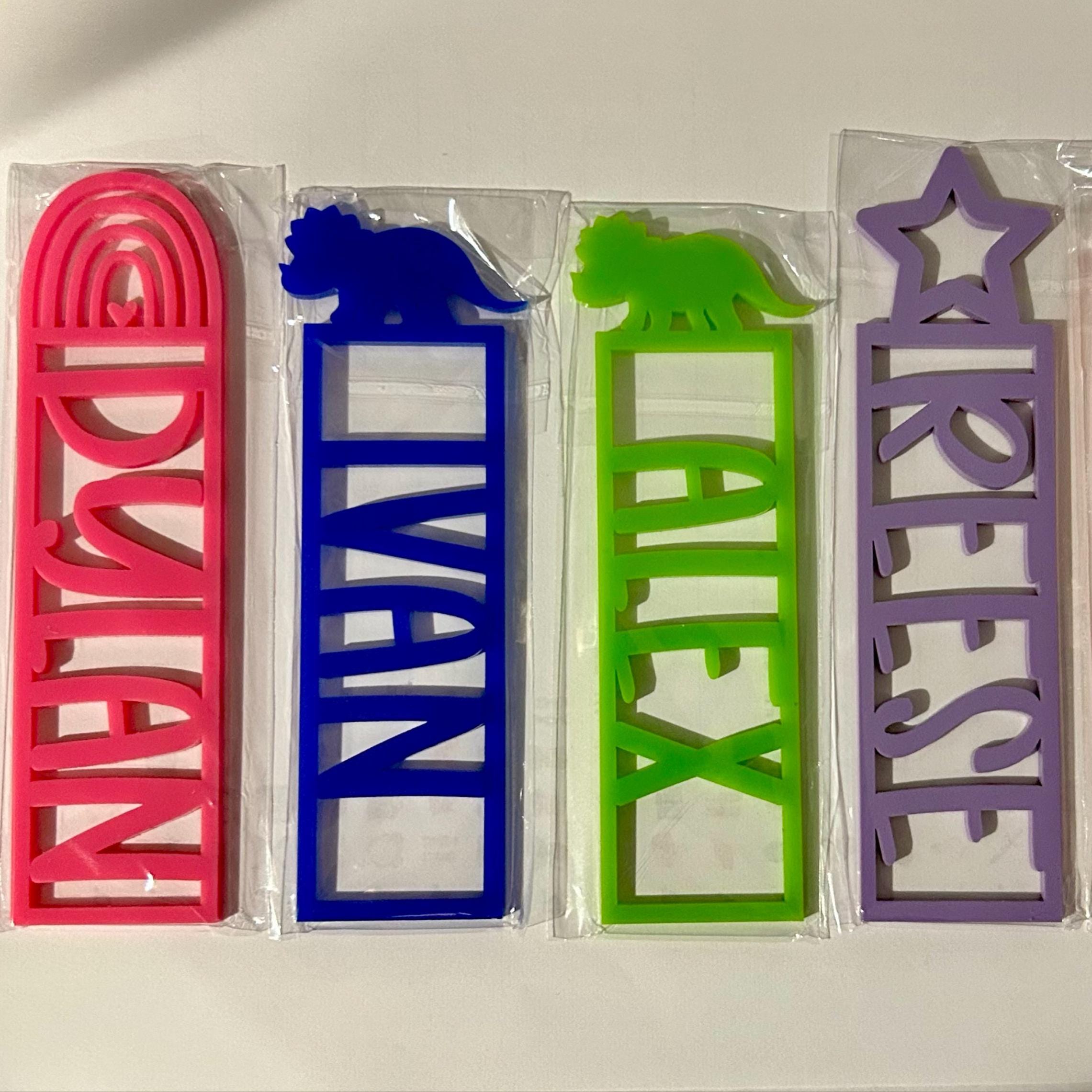 Personalized 3D Printed Name Bookmark | CWGift25