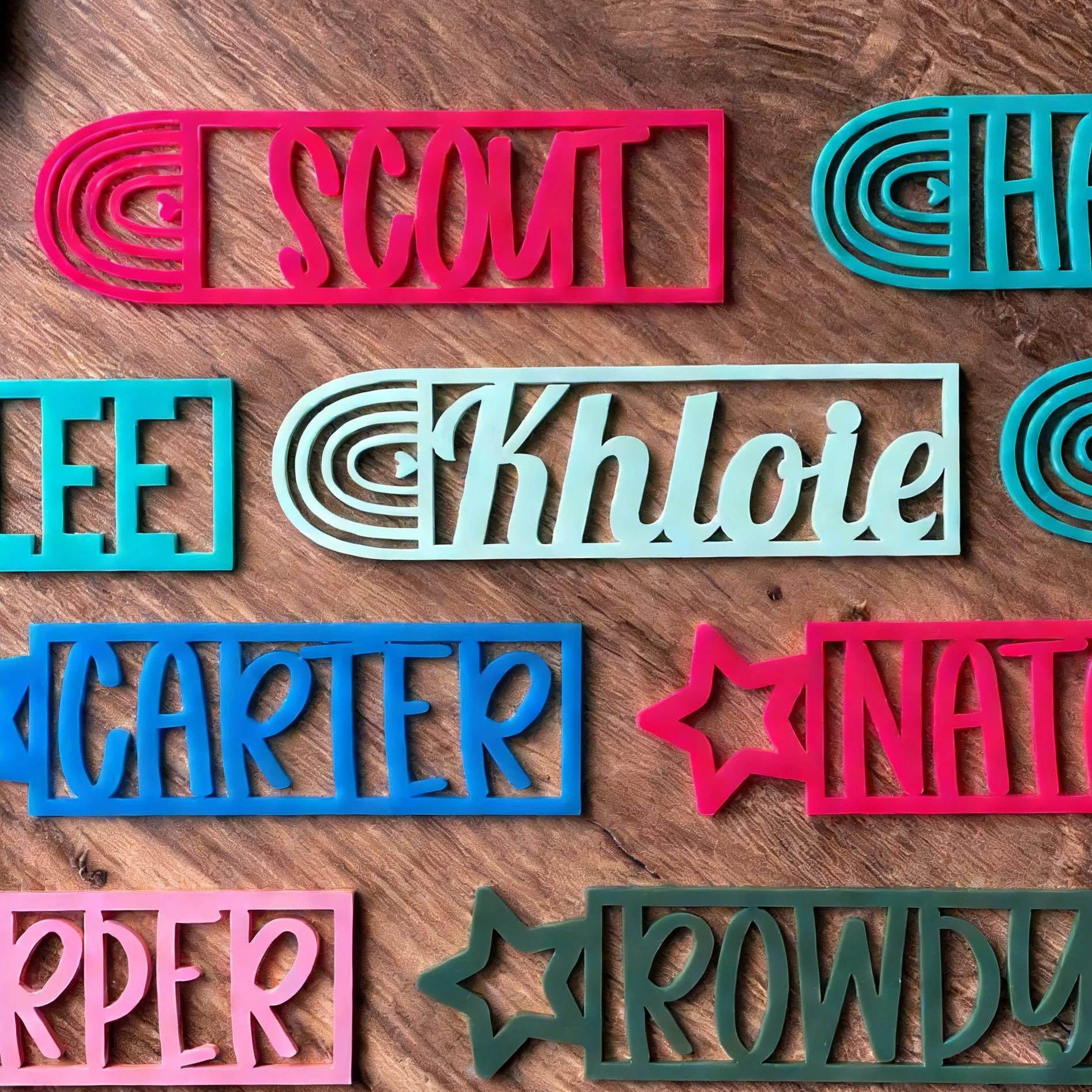 Personalized 3D Printed Name Bookmark | CWGift25