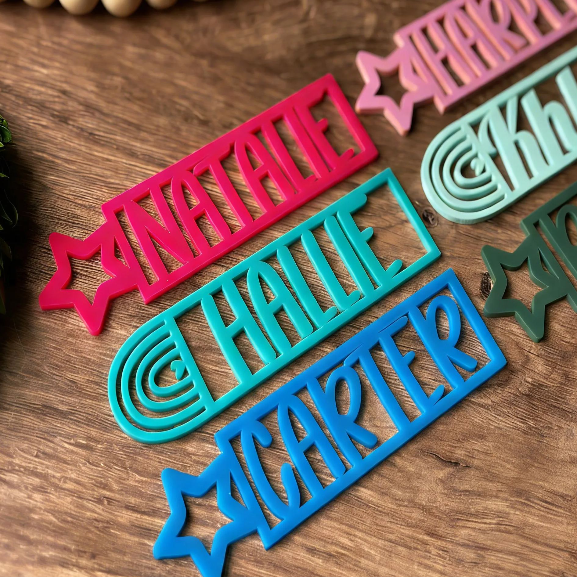 Personalized 3D Printed Name Bookmark | CWGift25