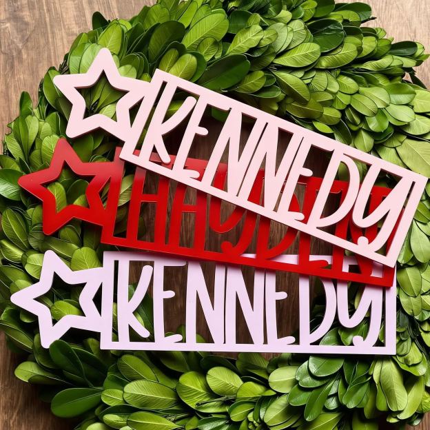 Personalized 3D Printed Name Bookmark | CWGift25