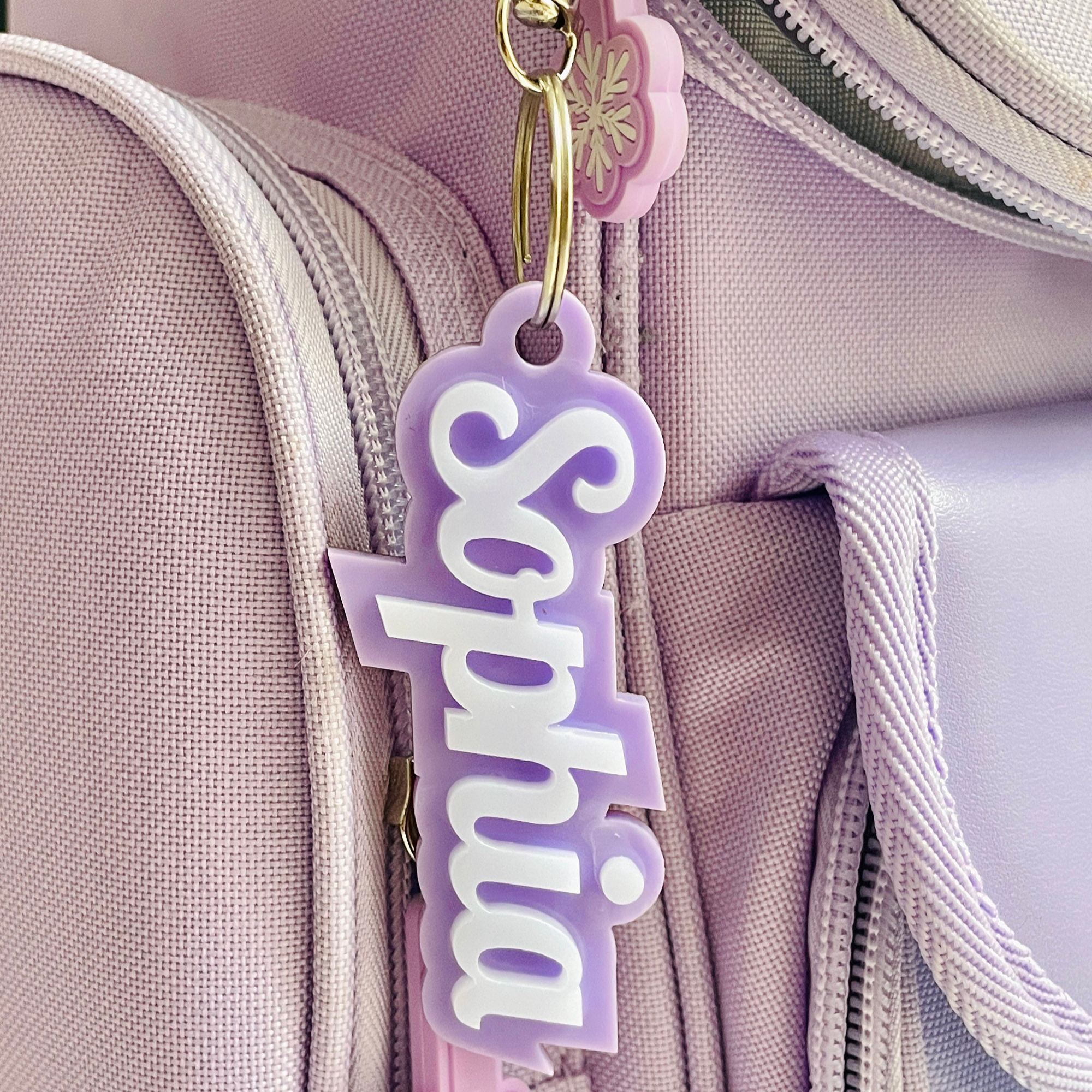 Personalized 3D Printed Name Keychains Backpack Tag | CWGift27