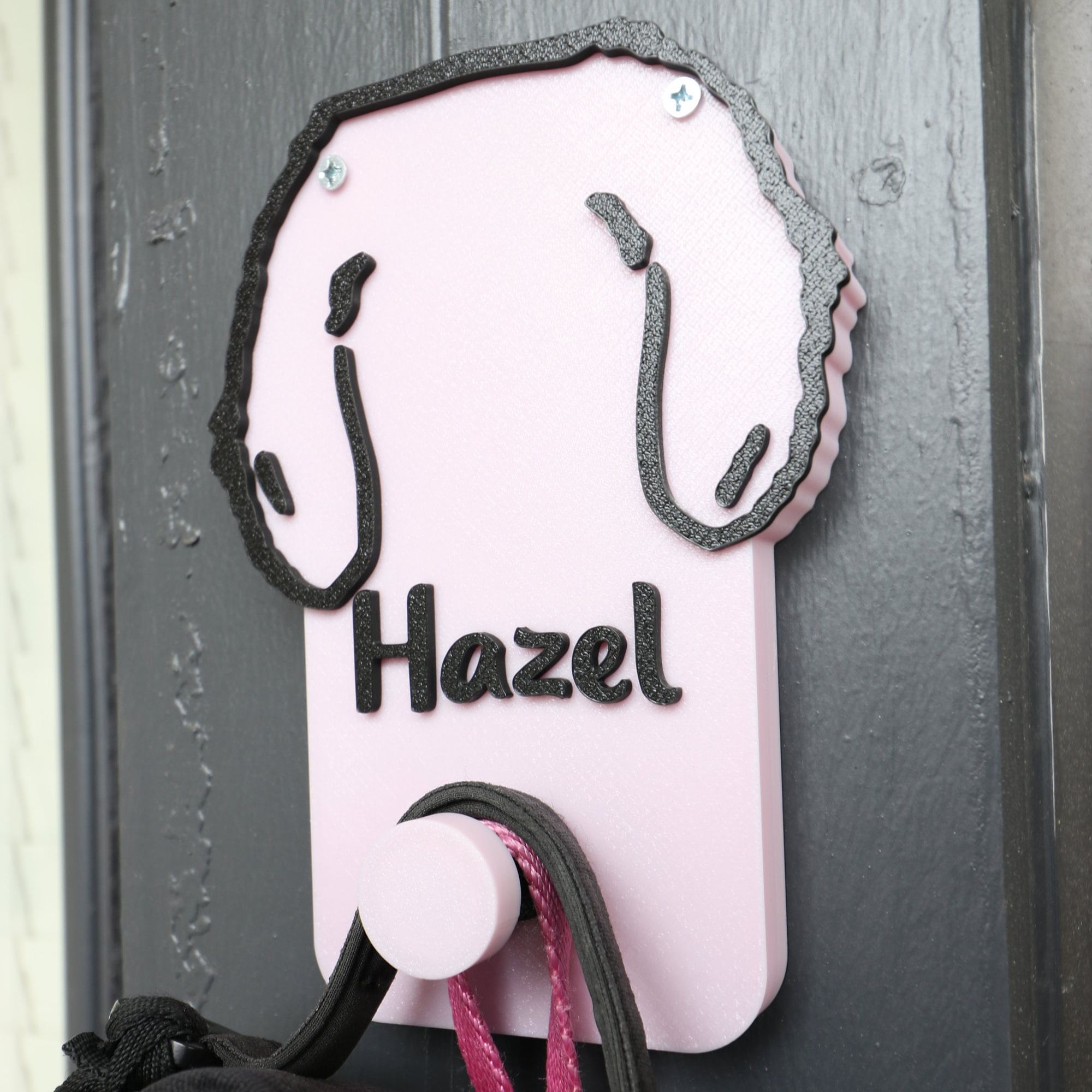 Personalized Leash & Collar Hanger Dog Leash Hanger for Wall | BKPet402