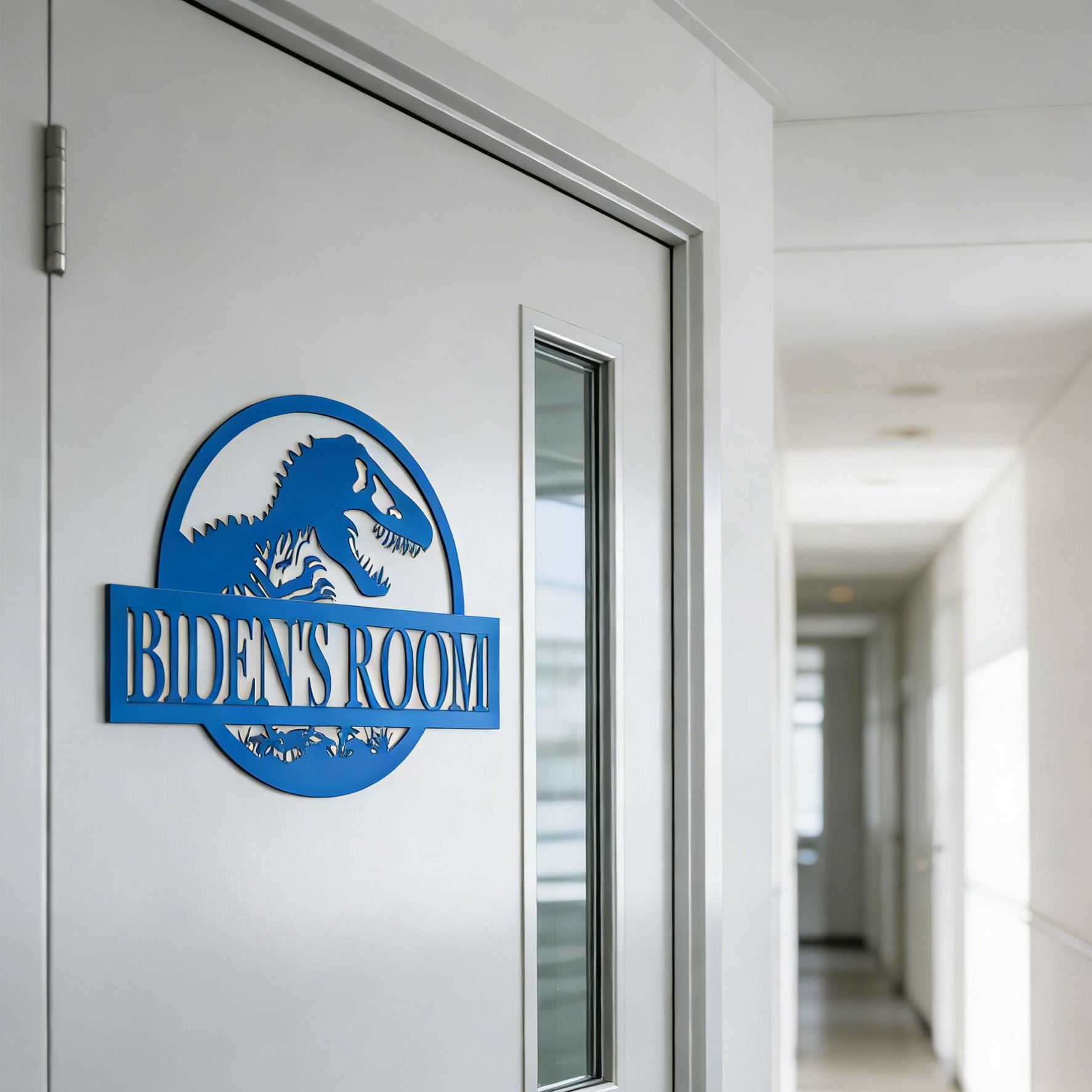 Personalized Kid's Bedroom Dinosaur Door Sign | CWBaby408