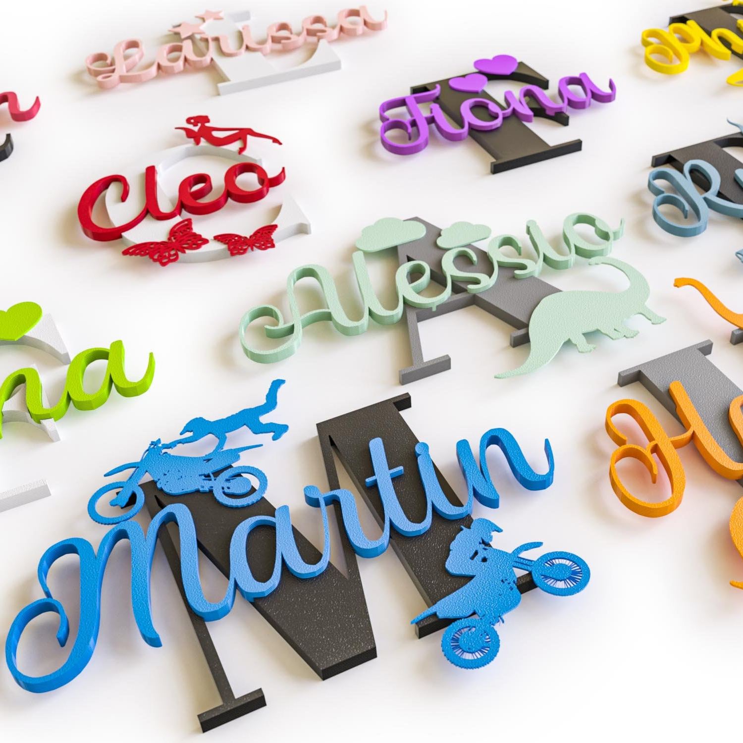 Personalized Monogram Bedroom Door Decoration Name Sign | CWBaby424