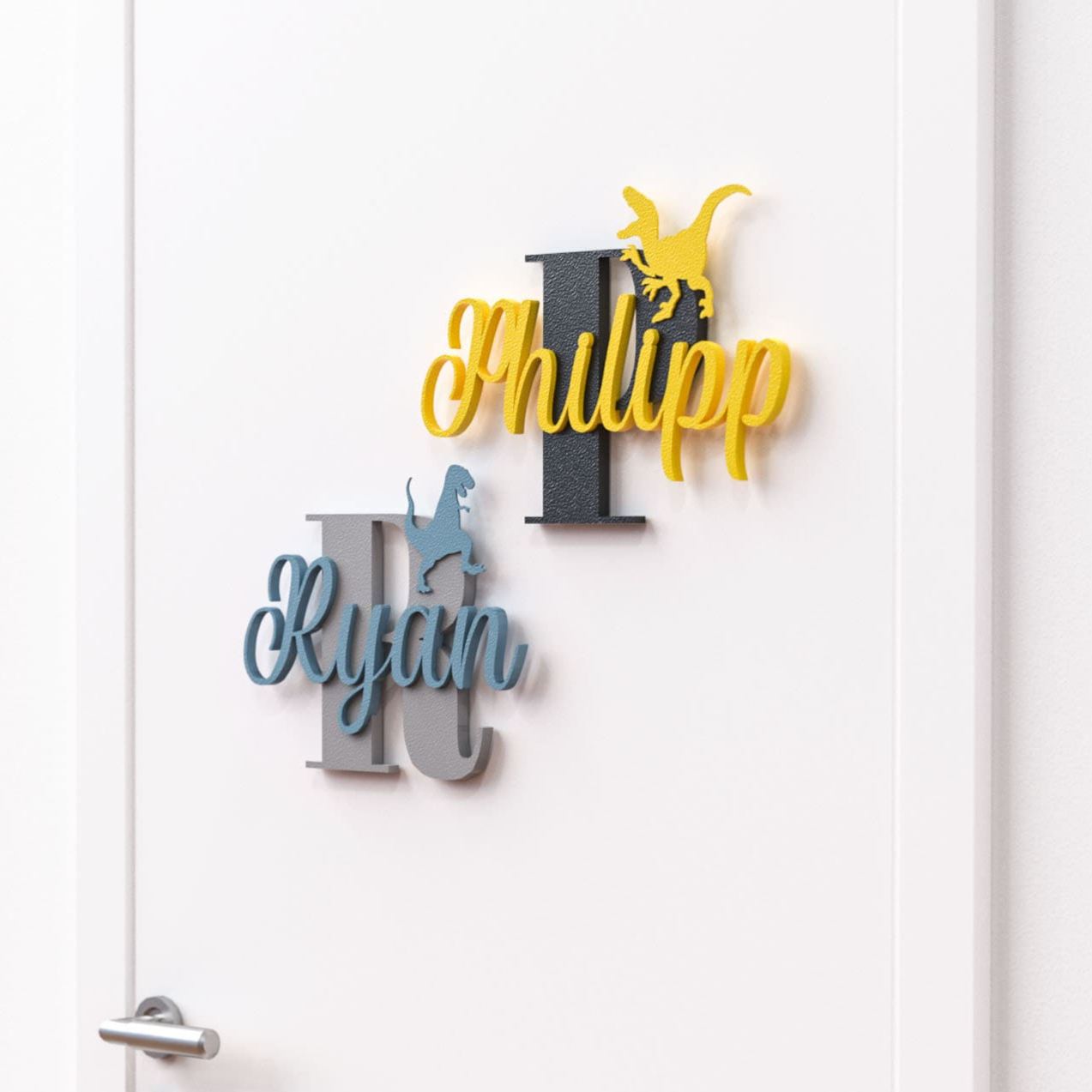 Personalized Monogram Bedroom Door Decoration Name Sign | CWBaby424