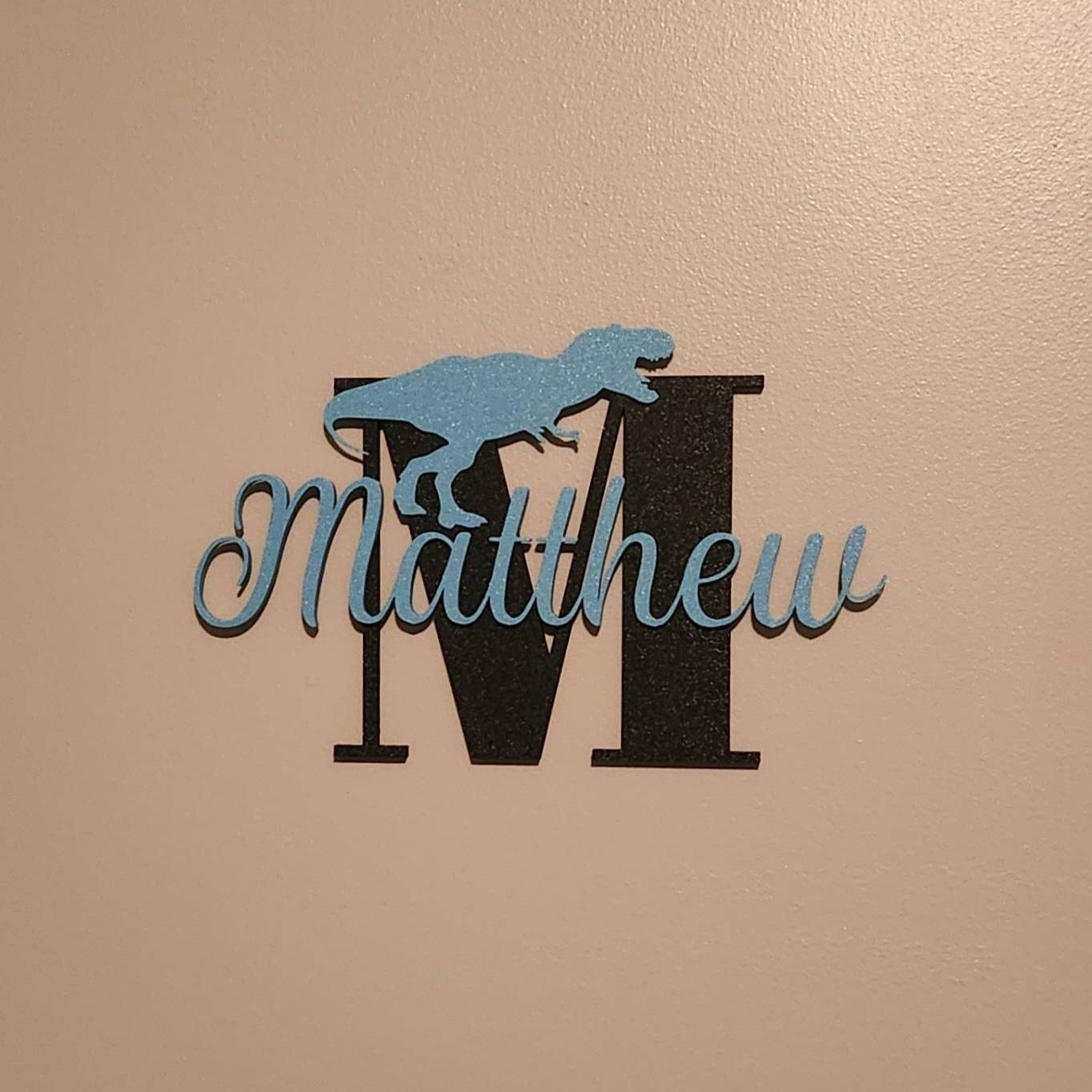 Personalized Monogram Bedroom Door Decoration Name Sign | CWBaby424