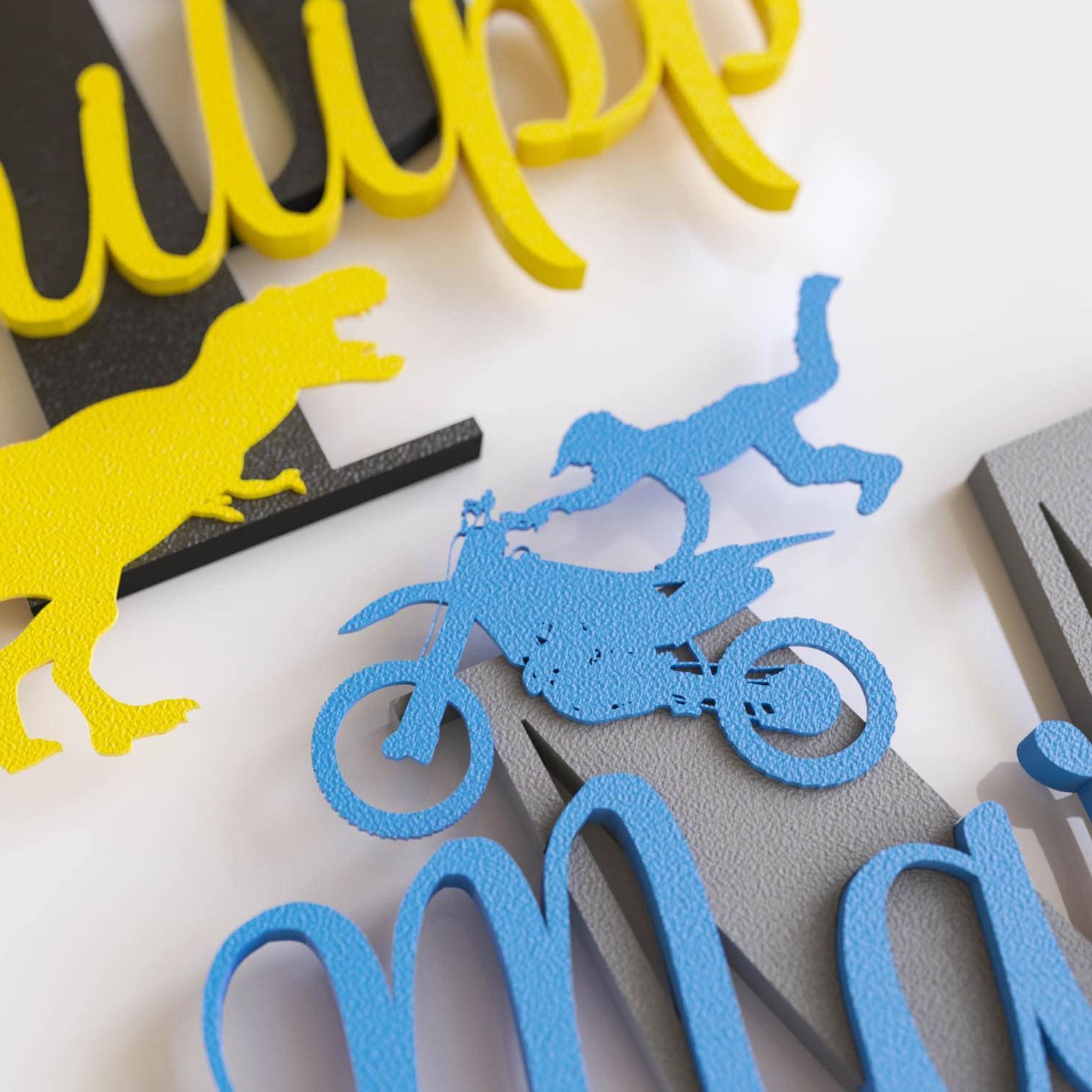 Personalized Monogram Bedroom Door Decoration Name Sign | CWBaby424