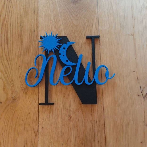 Personalized Monogram Bedroom Door Decoration Name Sign | CWBaby424