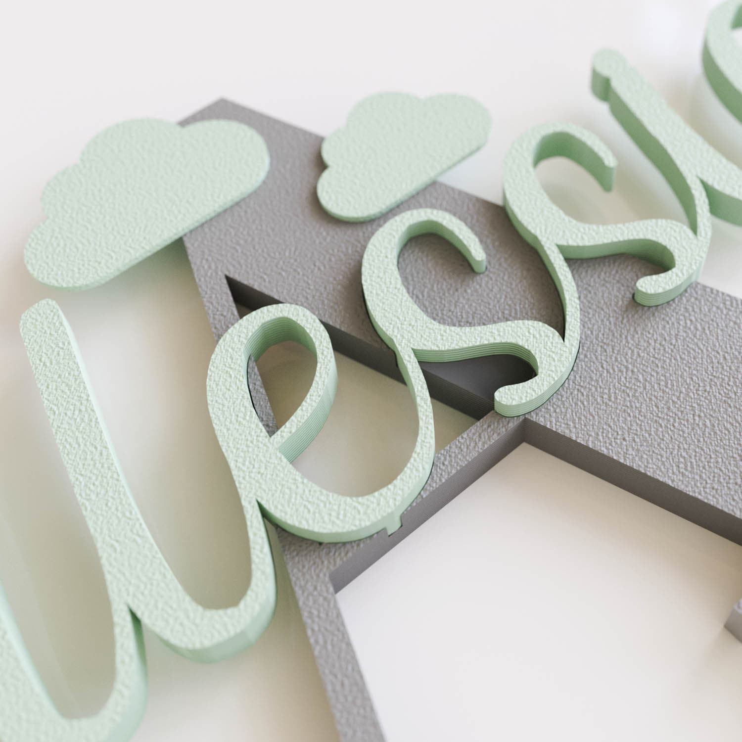 Personalized Monogram Bedroom Door Decoration Name Sign | CWBaby424