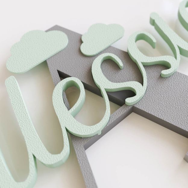 Personalized Monogram Bedroom Door Decoration Name Sign | CWBaby424