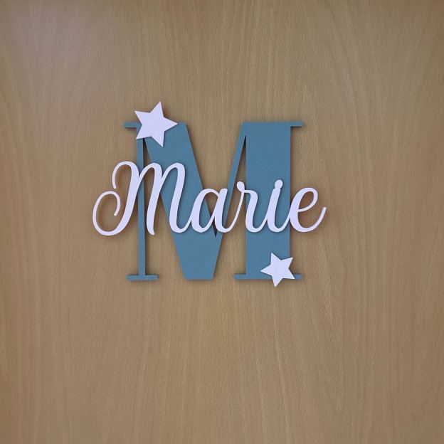 Personalized Monogram Bedroom Door Decoration Name Sign | CWBaby424