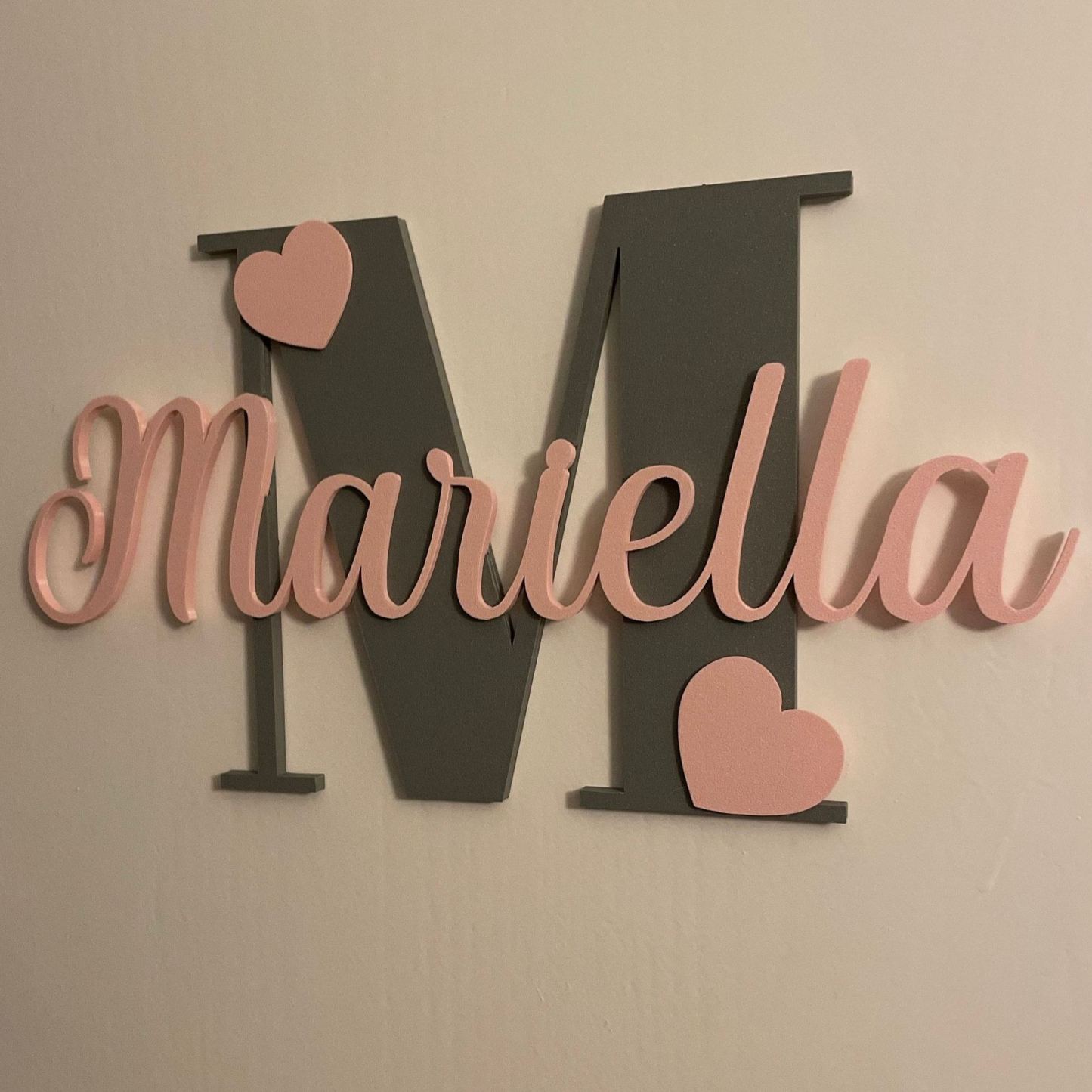 Personalized Monogram Bedroom Door Decoration Name Sign | CWBaby424