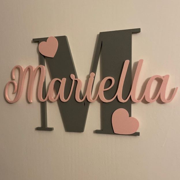 Personalized Monogram Bedroom Door Decoration Name Sign | CWBaby424
