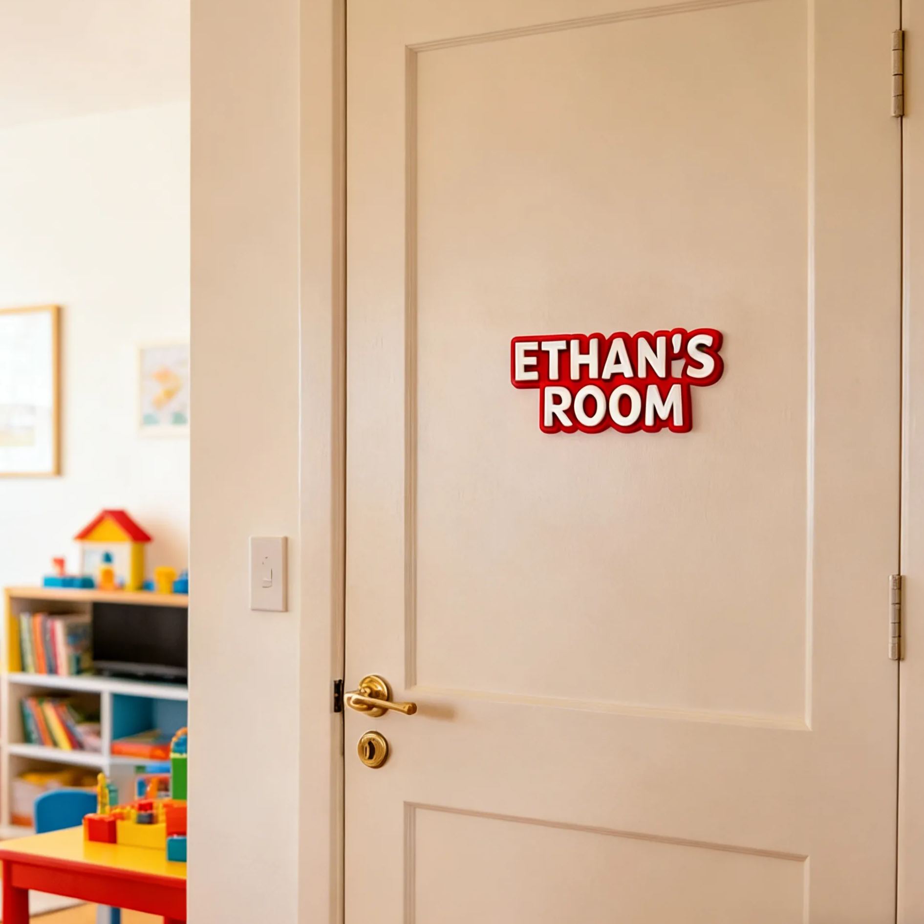 Personalized Bedroom Door Decoration Name Sign | CWBaby417