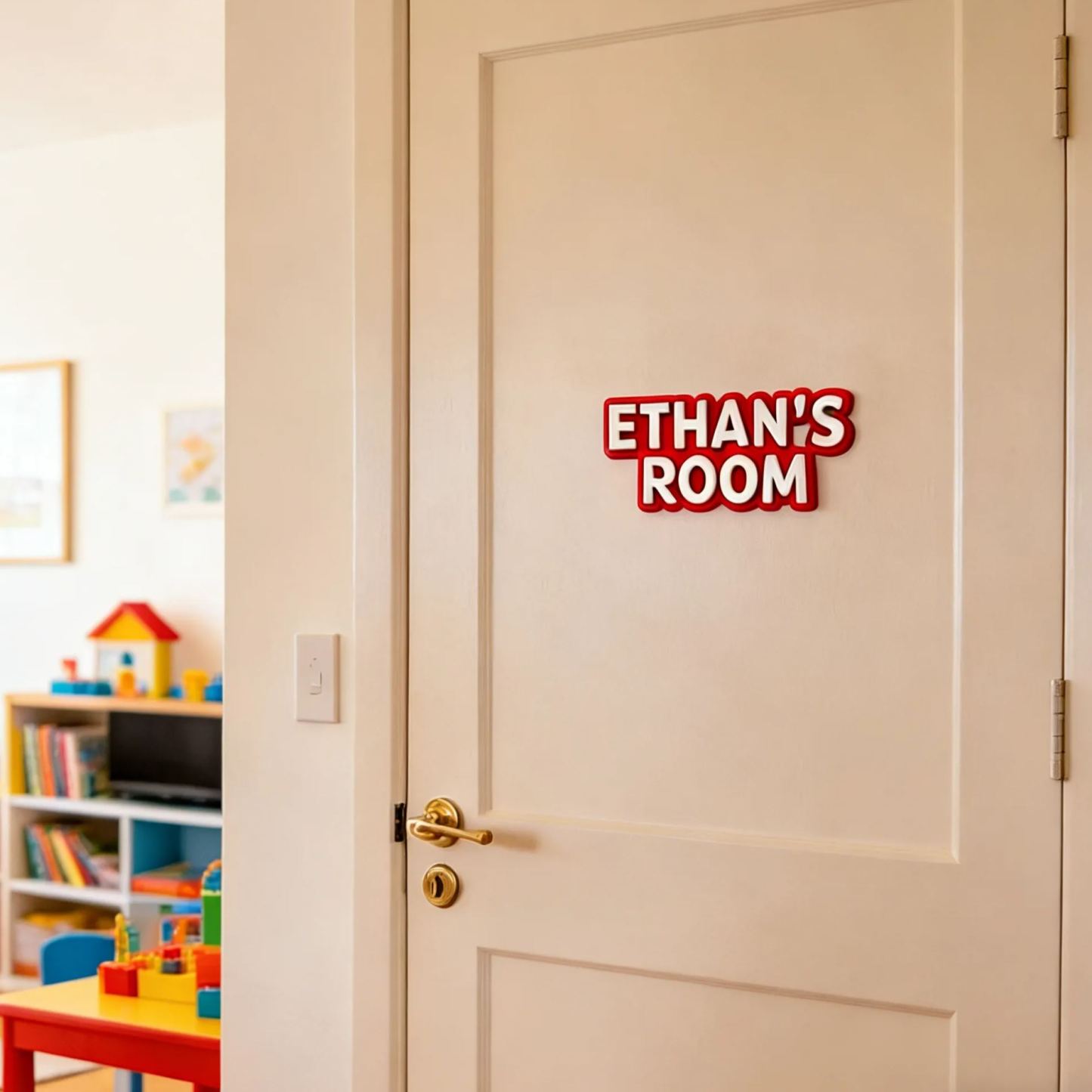 Personalized Bedroom Door Decoration Name Sign | CWBaby417