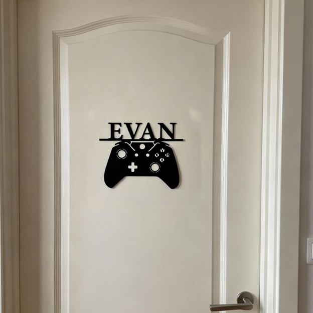 Personalized Kid's Bedroom Game Door Sign | CWBaby421