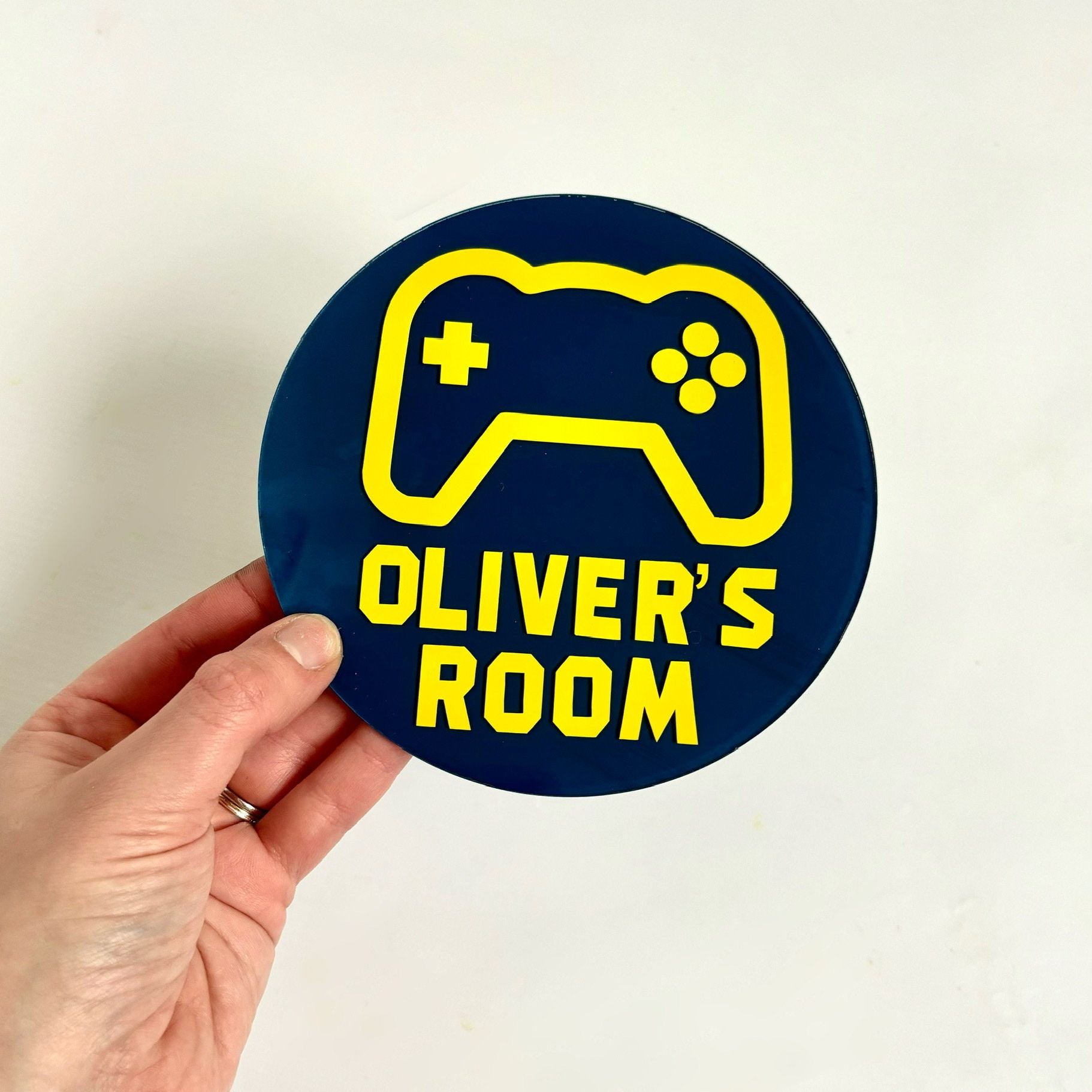 Personalized Kid's Bedroom Game Door Sign | CWBaby422