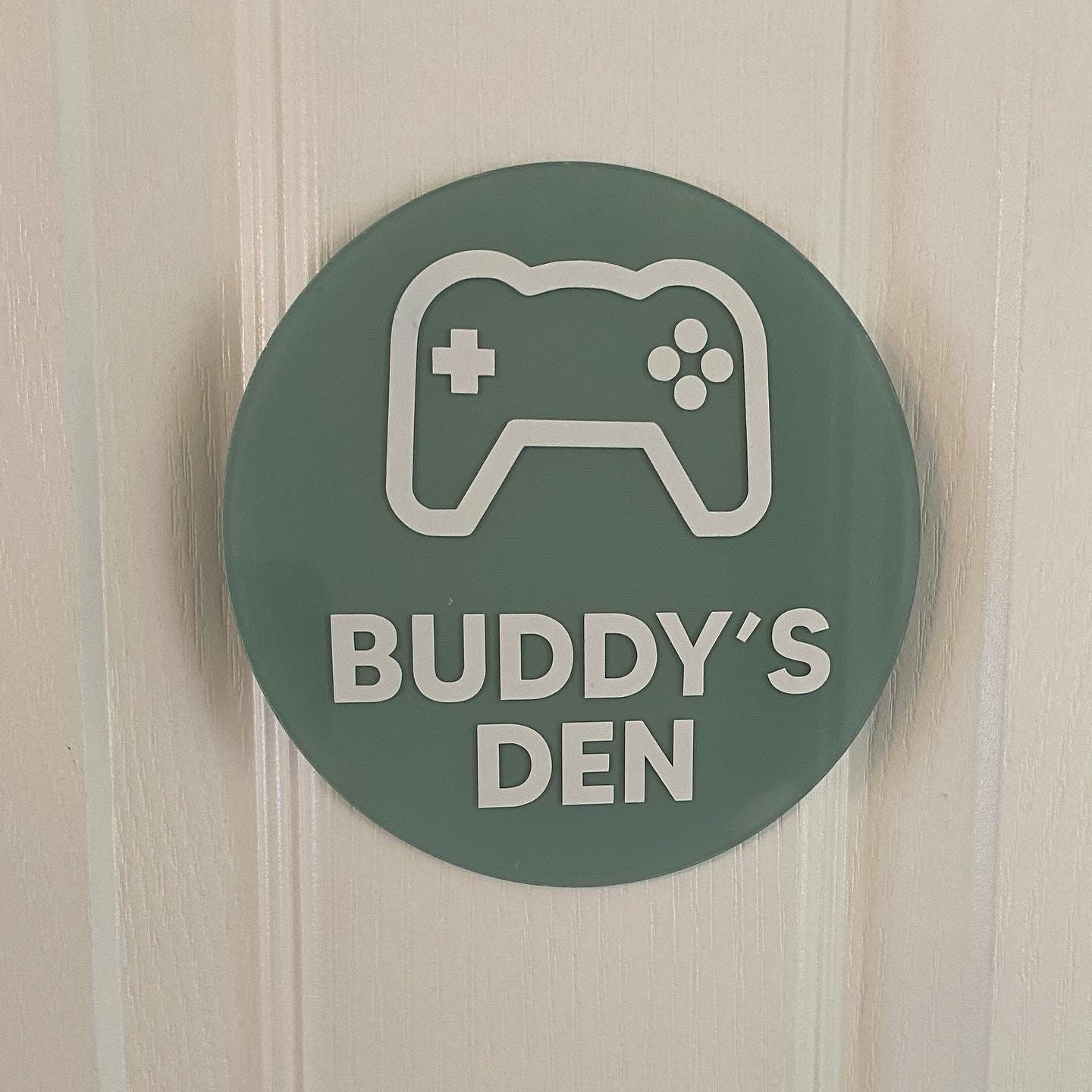 Personalized Kid's Bedroom Game Door Sign | CWBaby422
