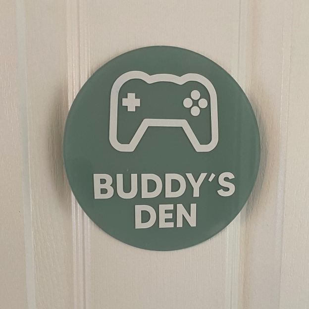Personalized Kid's Bedroom Game Door Sign | CWBaby422