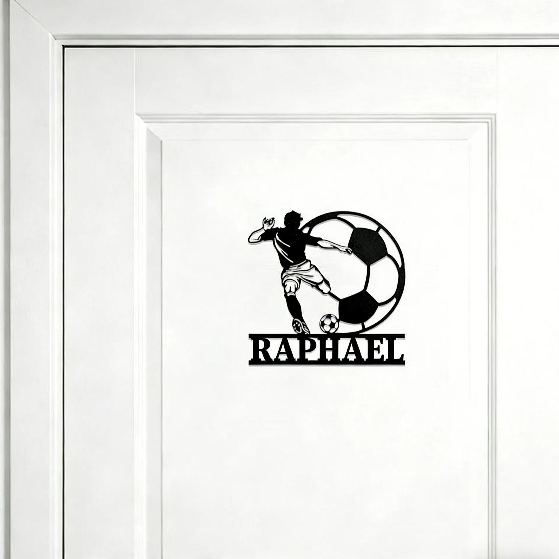 Personalized Kid's Bedroom Soccer Door Sign | CWBaby419