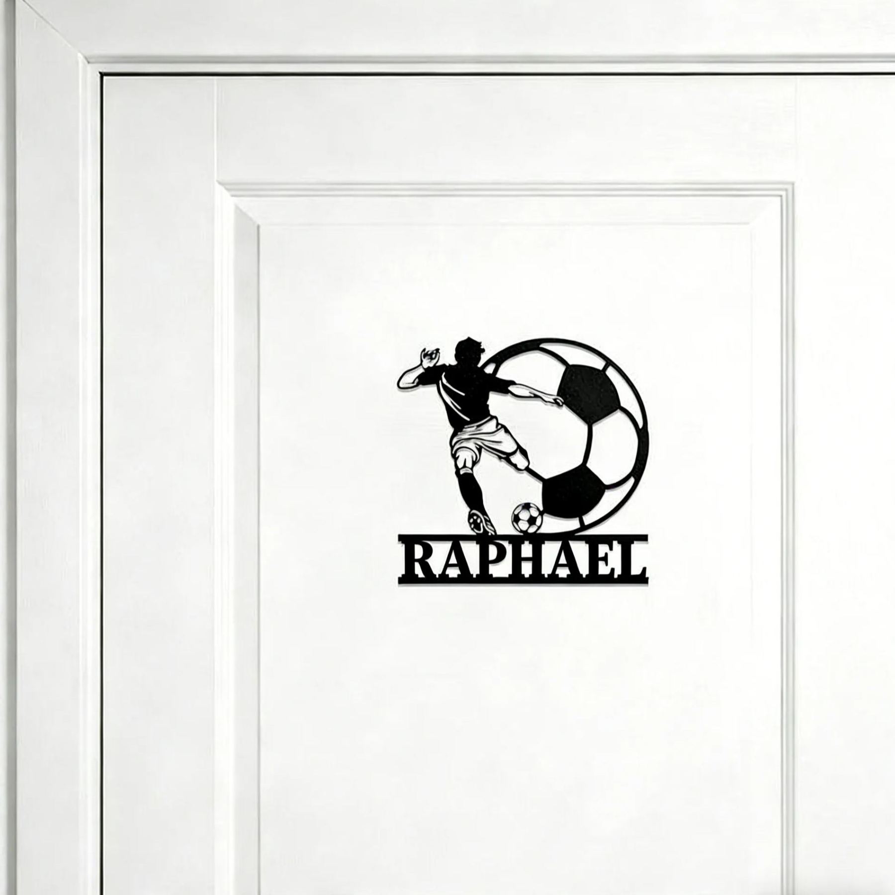 Personalized Kid's Bedroom Soccer Door Sign | CWBaby419