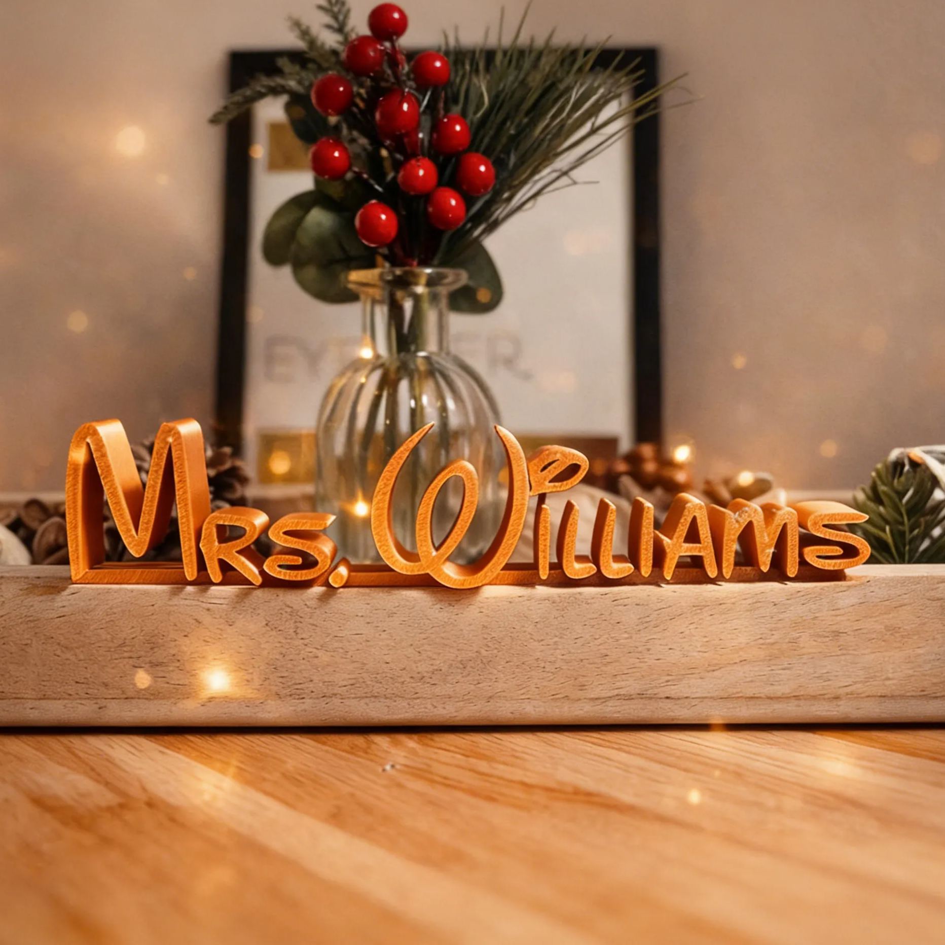 Personalized Lovely Room Desk Name Sign | CWGift28