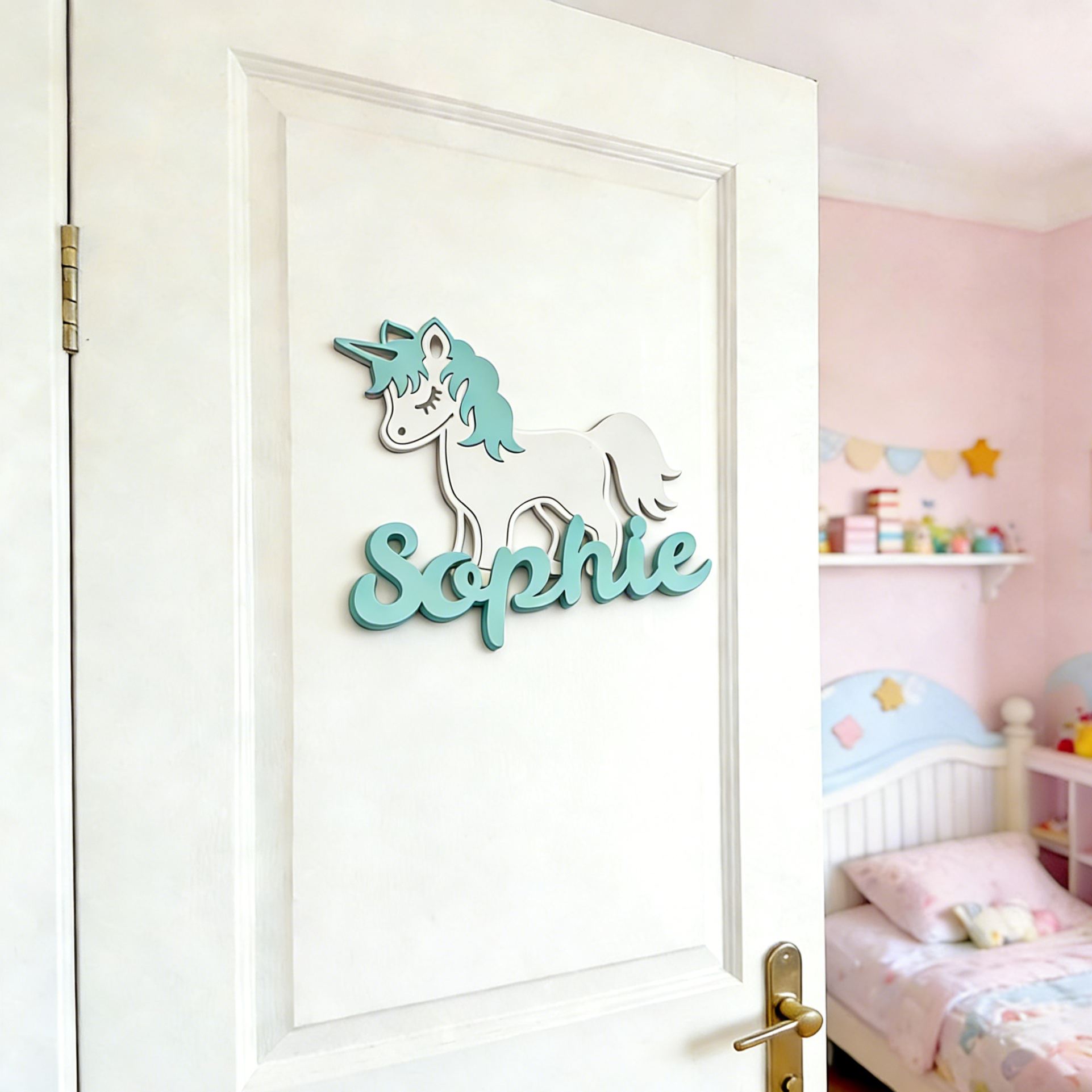 Personalized Lovely Kid's Bedroom Door Sign | CWBaby436